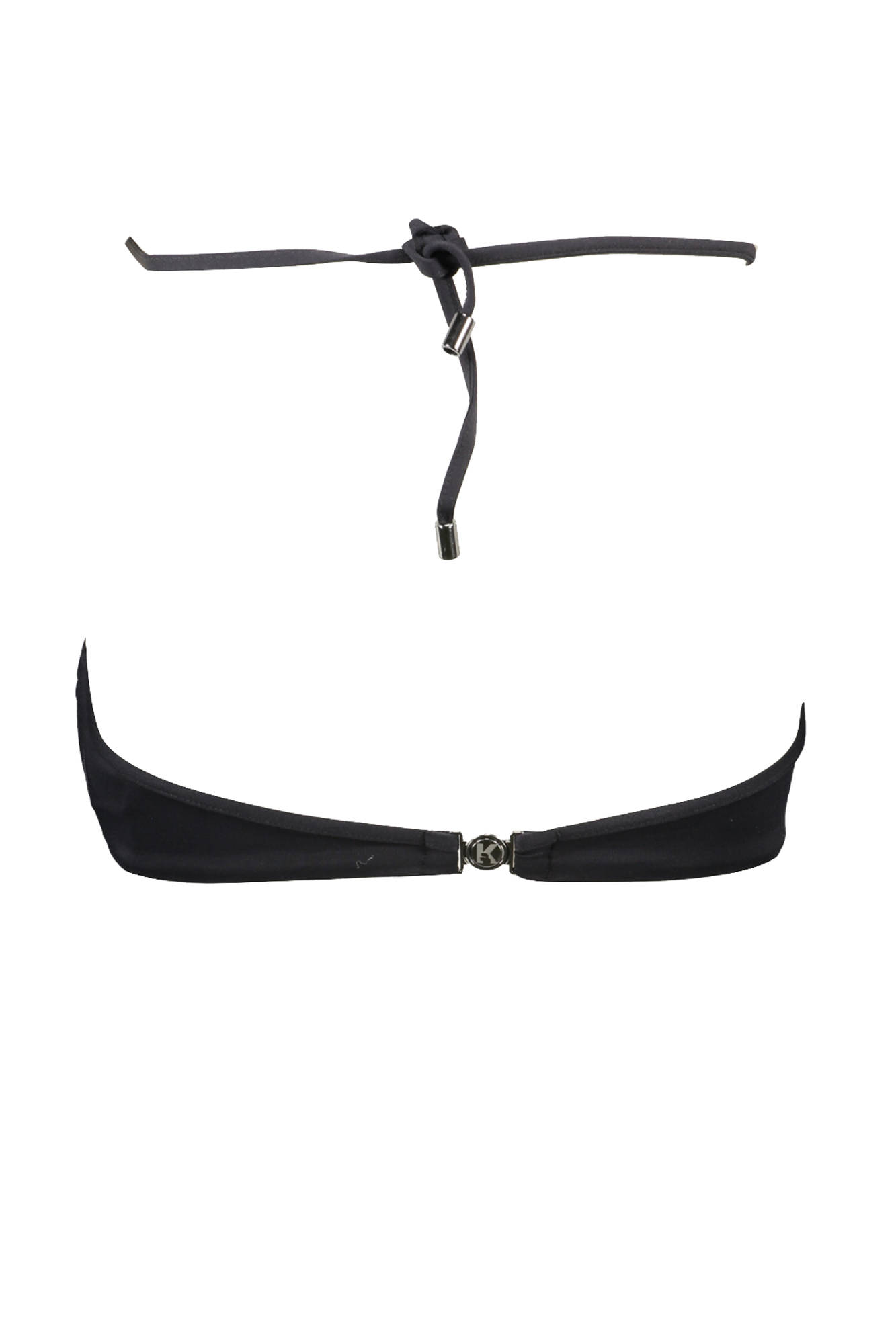 KARL LAGERFELD BEACHWEAR SWIMSUIT TOP WOMEN BLACK
