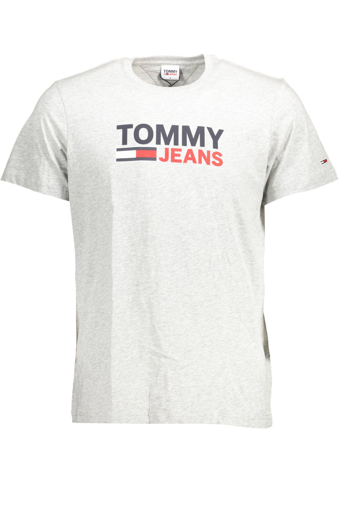 TOMMY HILFIGER MEN SHORT SLEEVE T-SHIRT GREY