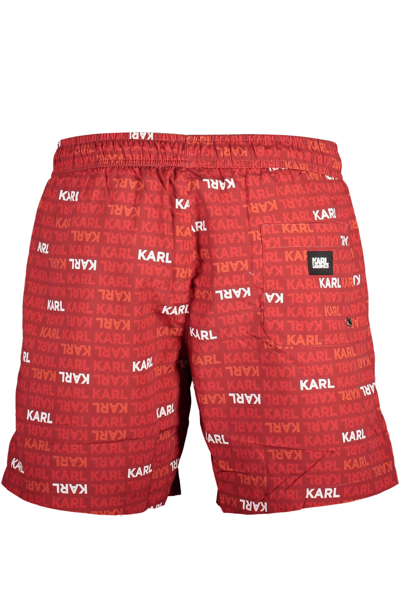 KARL LAGERFELD BEACHWEAR SWIMSUIT MEN BOTTOM RED