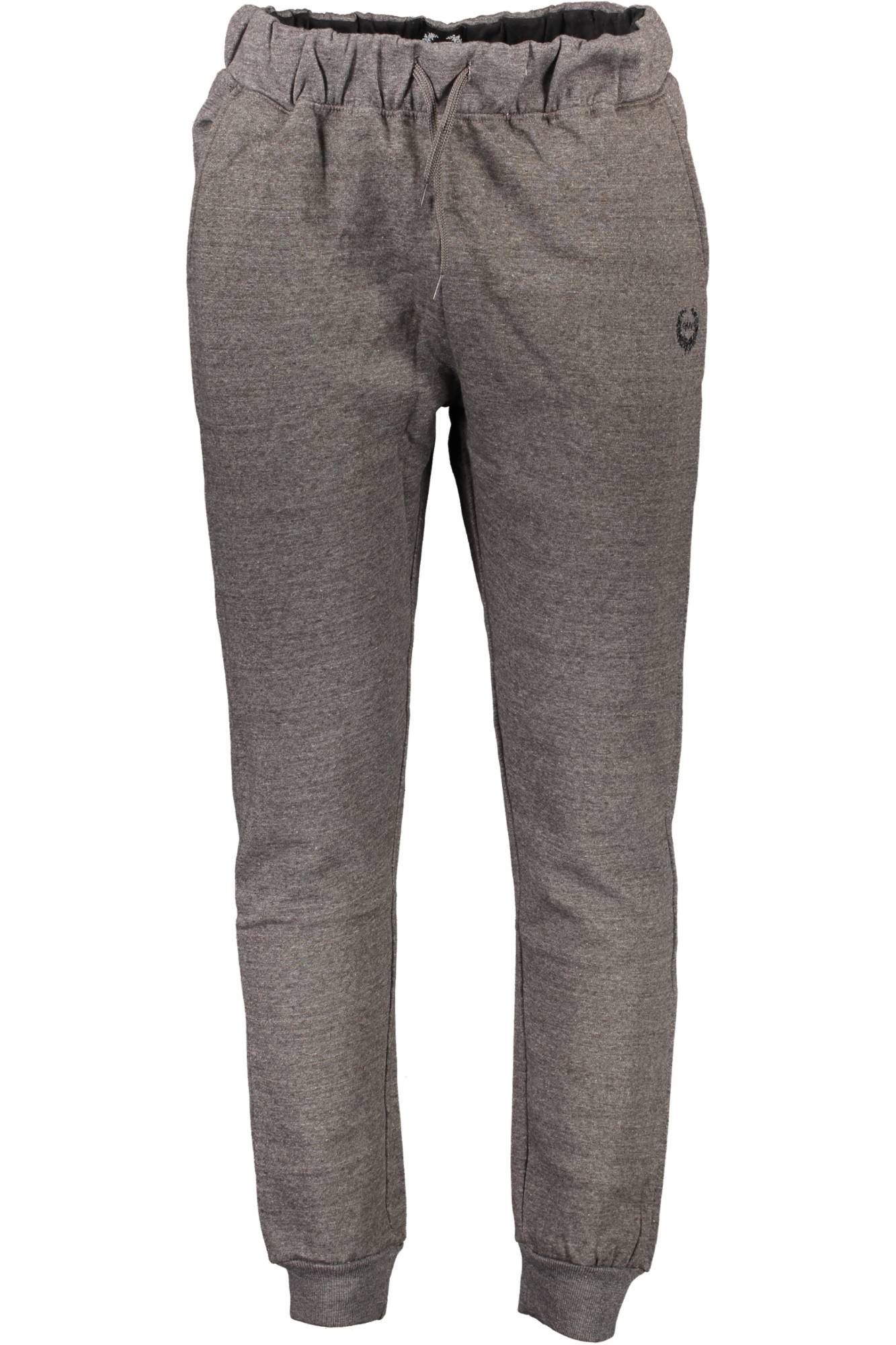 GIAN MARCO VENTURI MEN TROUSERS GREY GIAN MARCO VENTURI MEN TROUSERS GREY