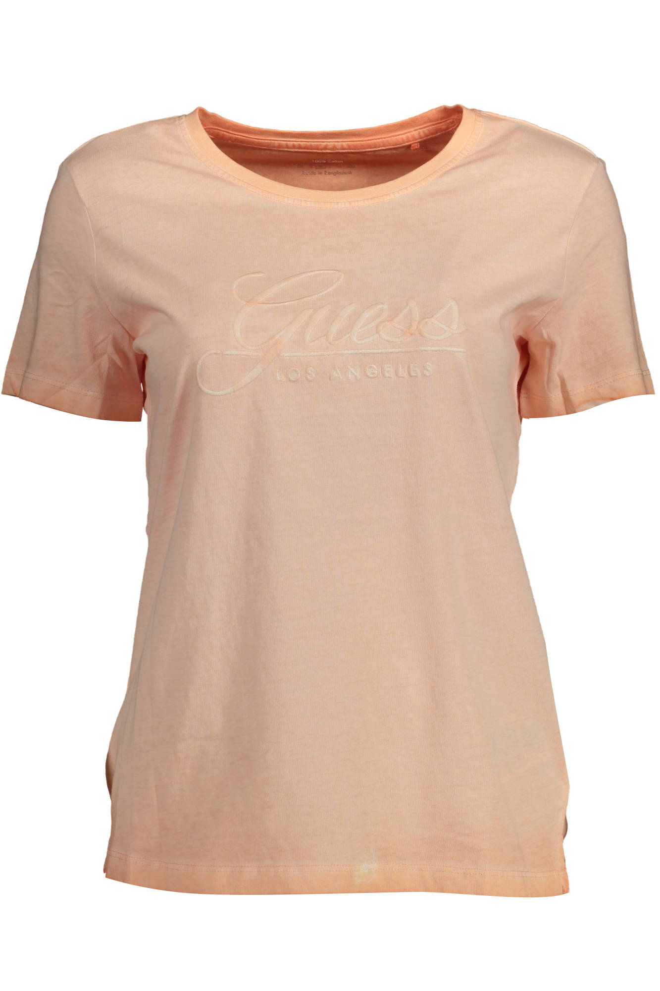 GUESS JEANS WOMEN SHORT SLEEVE T-SHIRT PINK GUESS JEANS WOMEN SHORT SLEEVE T-SHIRT PINK