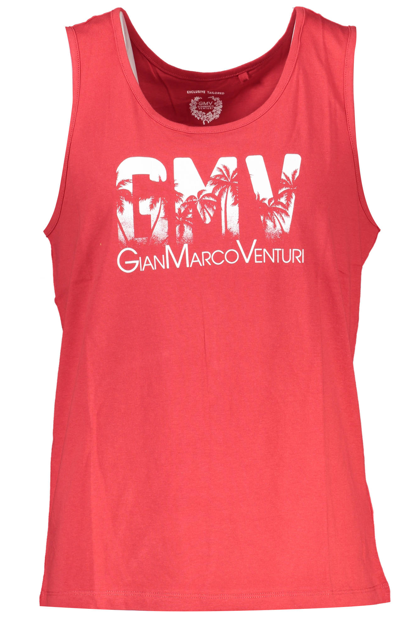 GIAN MARCO VENTURI MEN RED TANK TOP GIAN MARCO VENTURI MEN RED TANK TOP