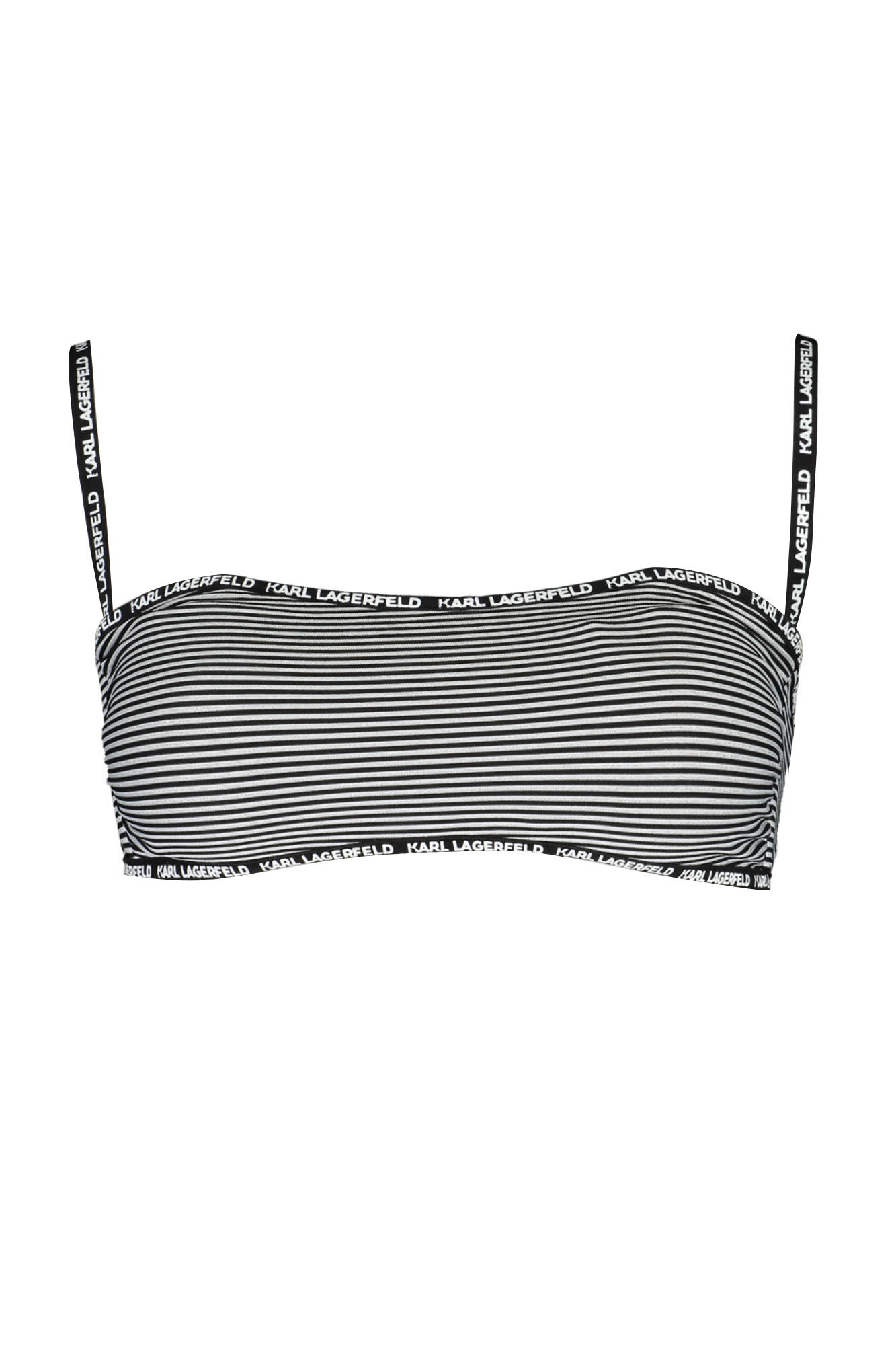 KARL LAGERFELD BEACHWEAR SWIMSUIT TOP WOMEN BLACK KARL LAGERFELD BEACHWEAR SWIMSUIT TOP WOMEN BLACK