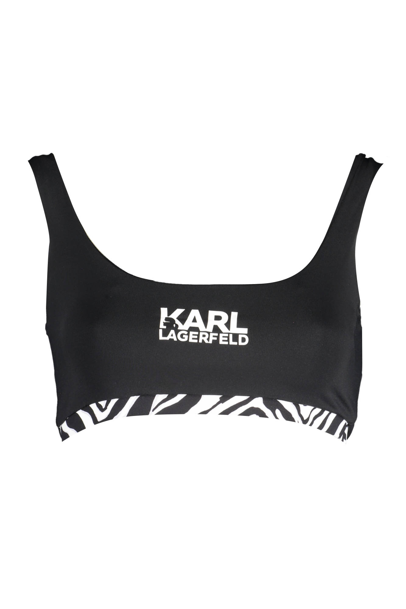 KARL LAGERFELD BEACHWEAR SWIMSUIT TOP WOMEN BLACK KARL LAGERFELD BEACHWEAR SWIMSUIT TOP WOMEN BLACK