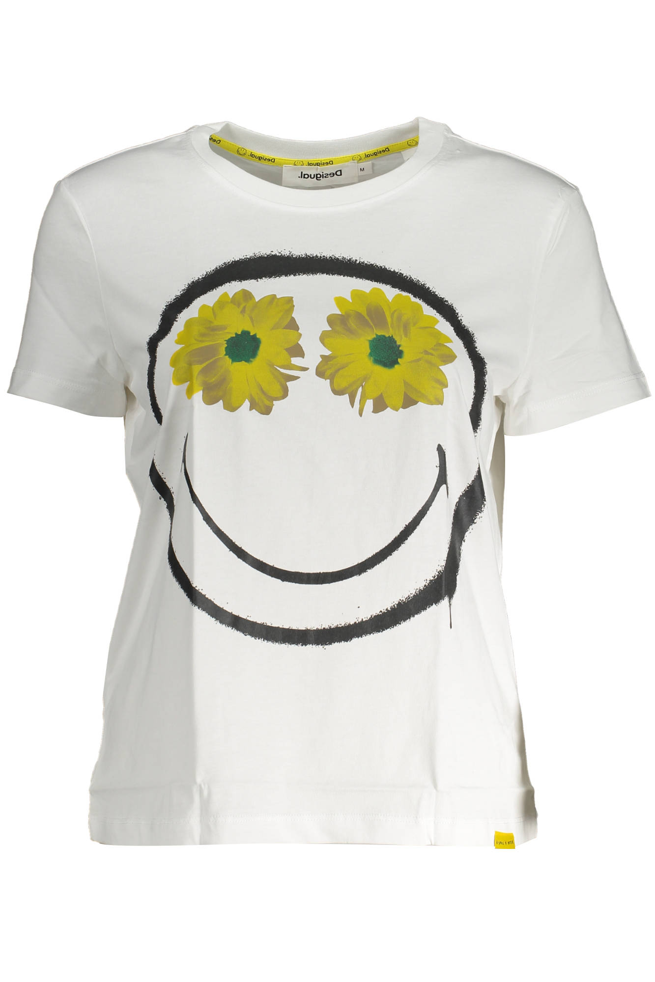 DESIGUAL SHORT SLEEVE T-SHIRT WOMEN WHITE