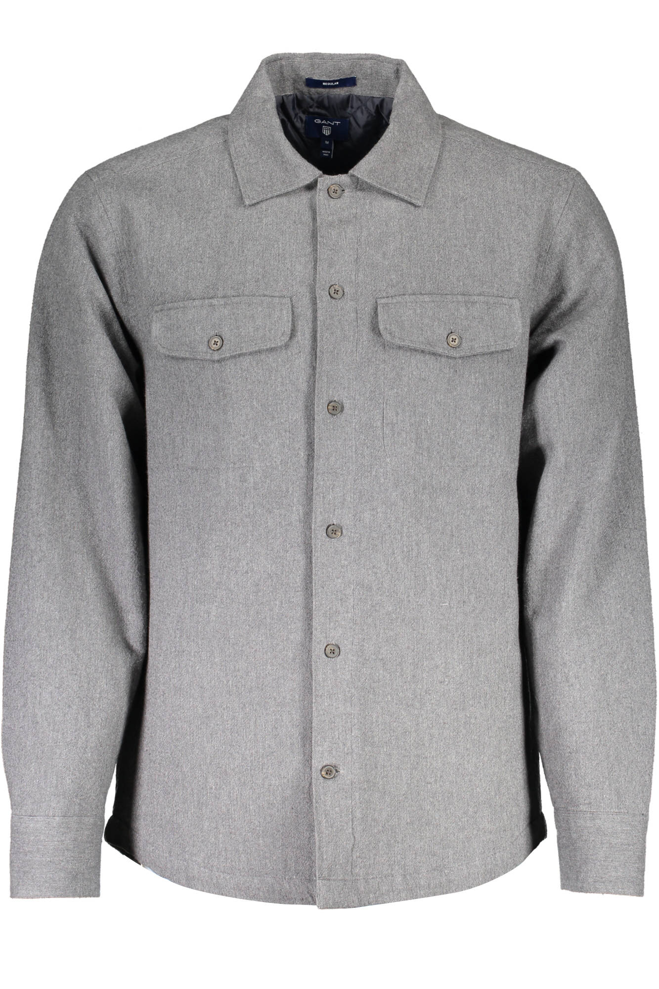 GANT LONG SLEEVE SHIRT MEN GREY GANT LONG SLEEVE SHIRT MEN GREY
