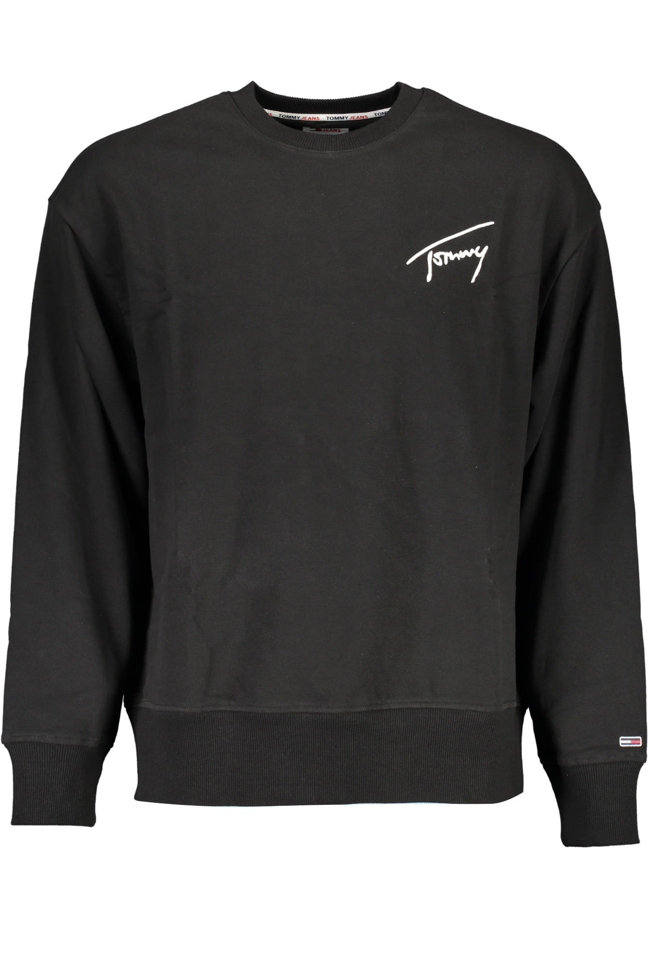 TOMMY HILFIGER MEN BLACK ZIP-UP SWEATSHIRT TOMMY HILFIGER MEN BLACK ZIP-UP SWEATSHIRT