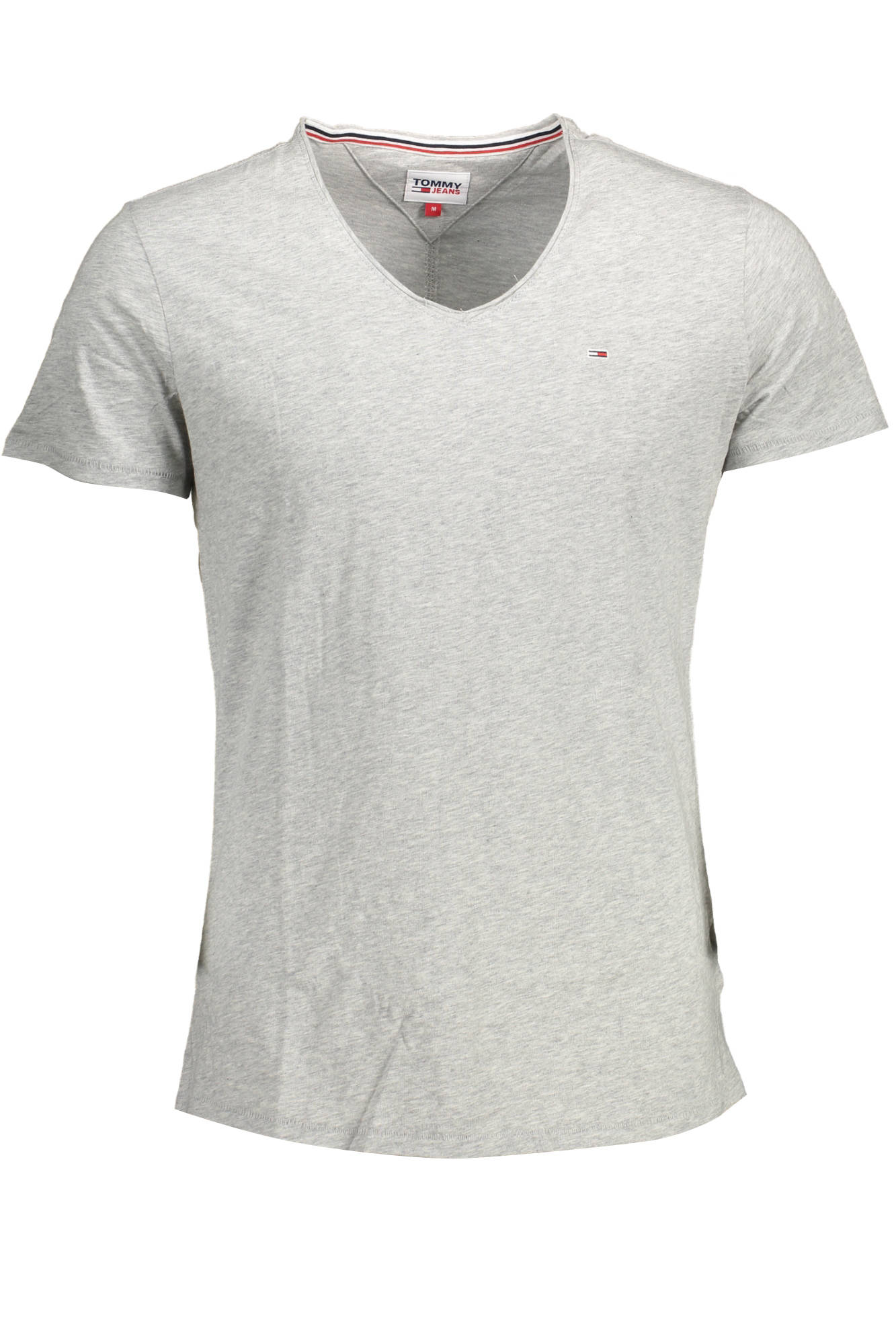 TOMMY HILFIGER MEN SHORT SLEEVE T-SHIRT GREY TOMMY HILFIGER MEN SHORT SLEEVE T-SHIRT GREY