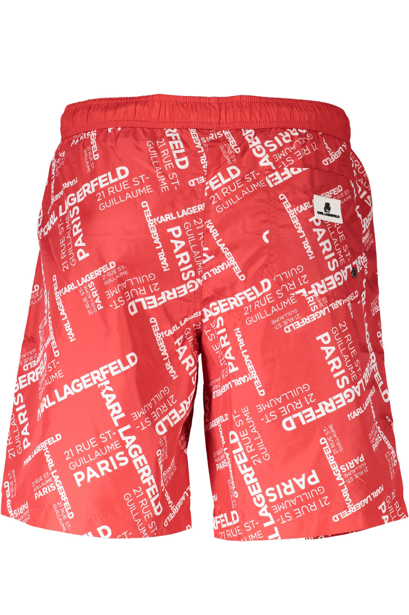 KARL LAGERFELD BEACHWEAR SWIMSUIT MEN BOTTOM RED
