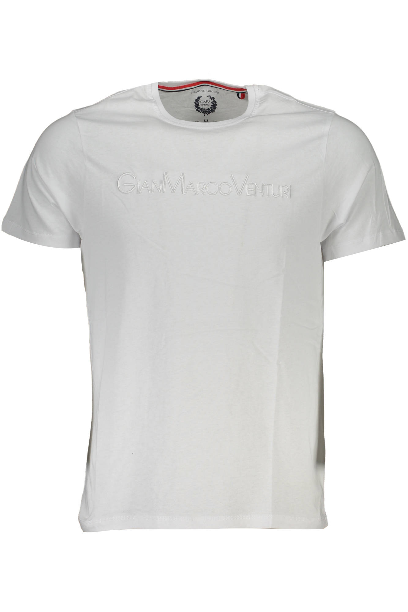 GIAN MARCO VENTURI MEN SHORT SLEEVE T-SHIRT WHITE GIAN MARCO VENTURI MEN SHORT SLEEVE T-SHIRT WHITE