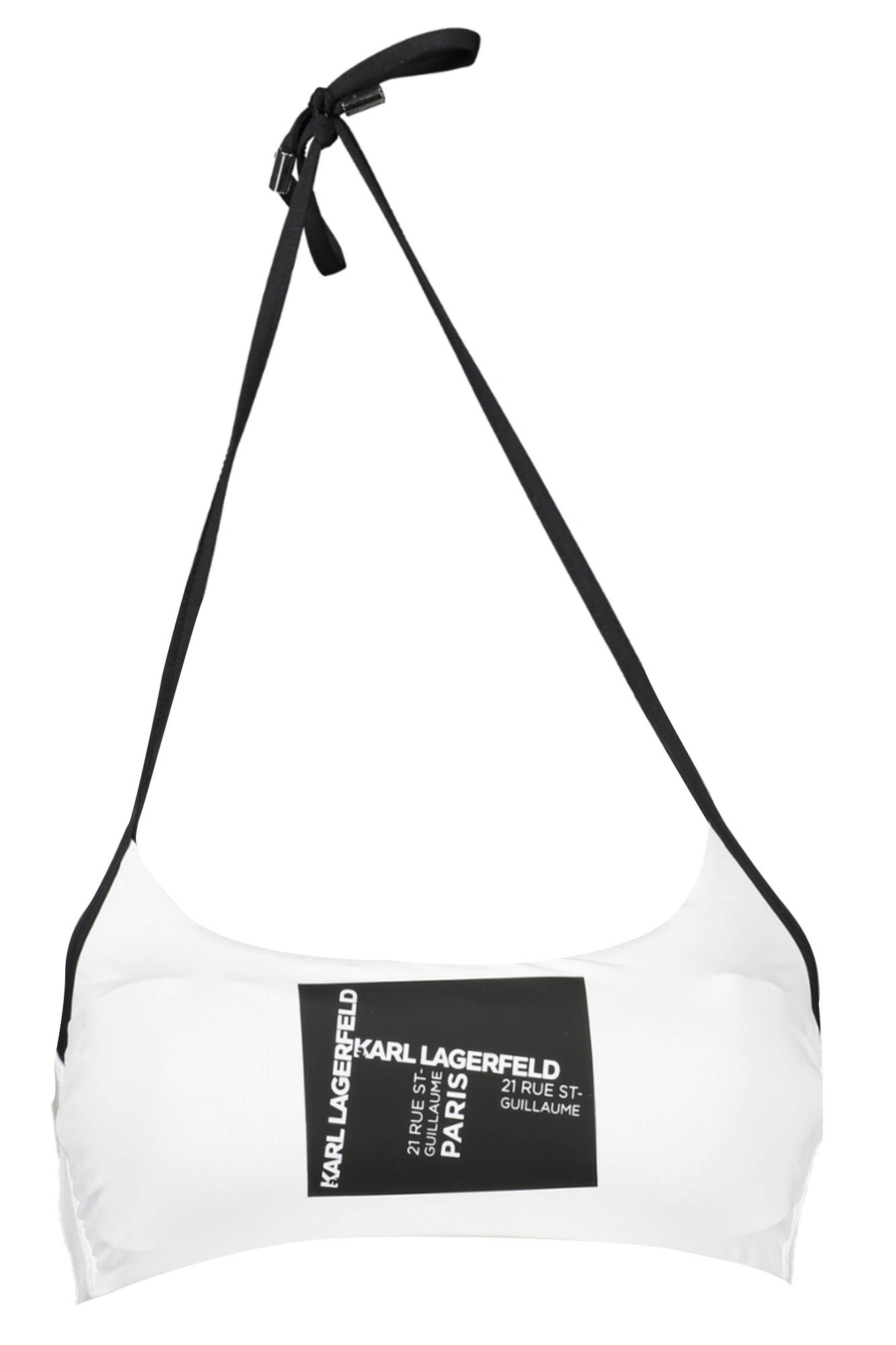 KARL LAGERFELD BEACHWEAR SWIMSUIT TOP WOMEN WHITE KARL LAGERFELD BEACHWEAR SWIMSUIT TOP WOMEN WHITE