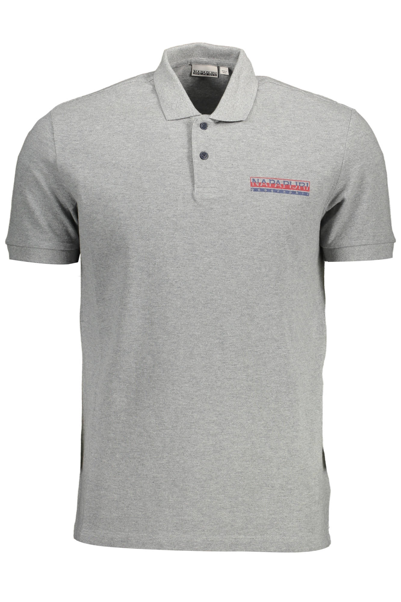 NAPAPIJRI POLO SHORT SLEEVES MEN GREY NAPAPIJRI POLO SHORT SLEEVES MEN GREY