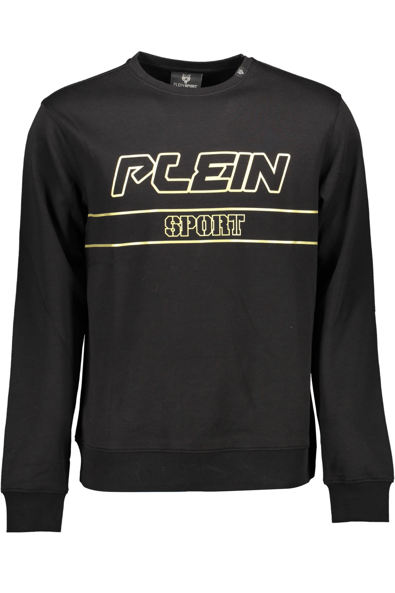 PLEIN SPORT MEN BLACK ZIP-UP SWEATSHIRT PLEIN SPORT MEN BLACK ZIP-UP SWEATSHIRT