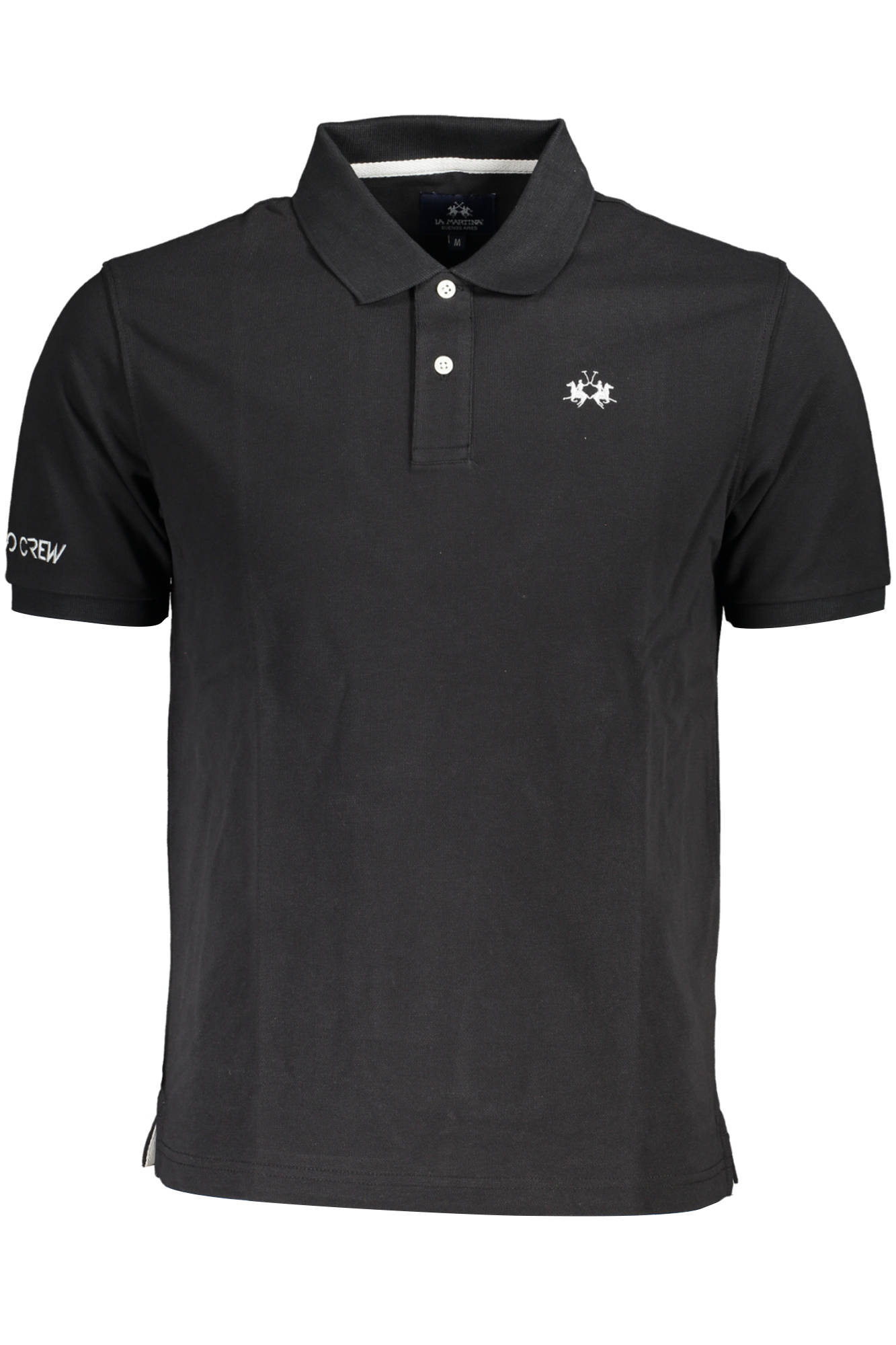LA MARTINA MEN SHORT SLEEVE POLO BLACK
