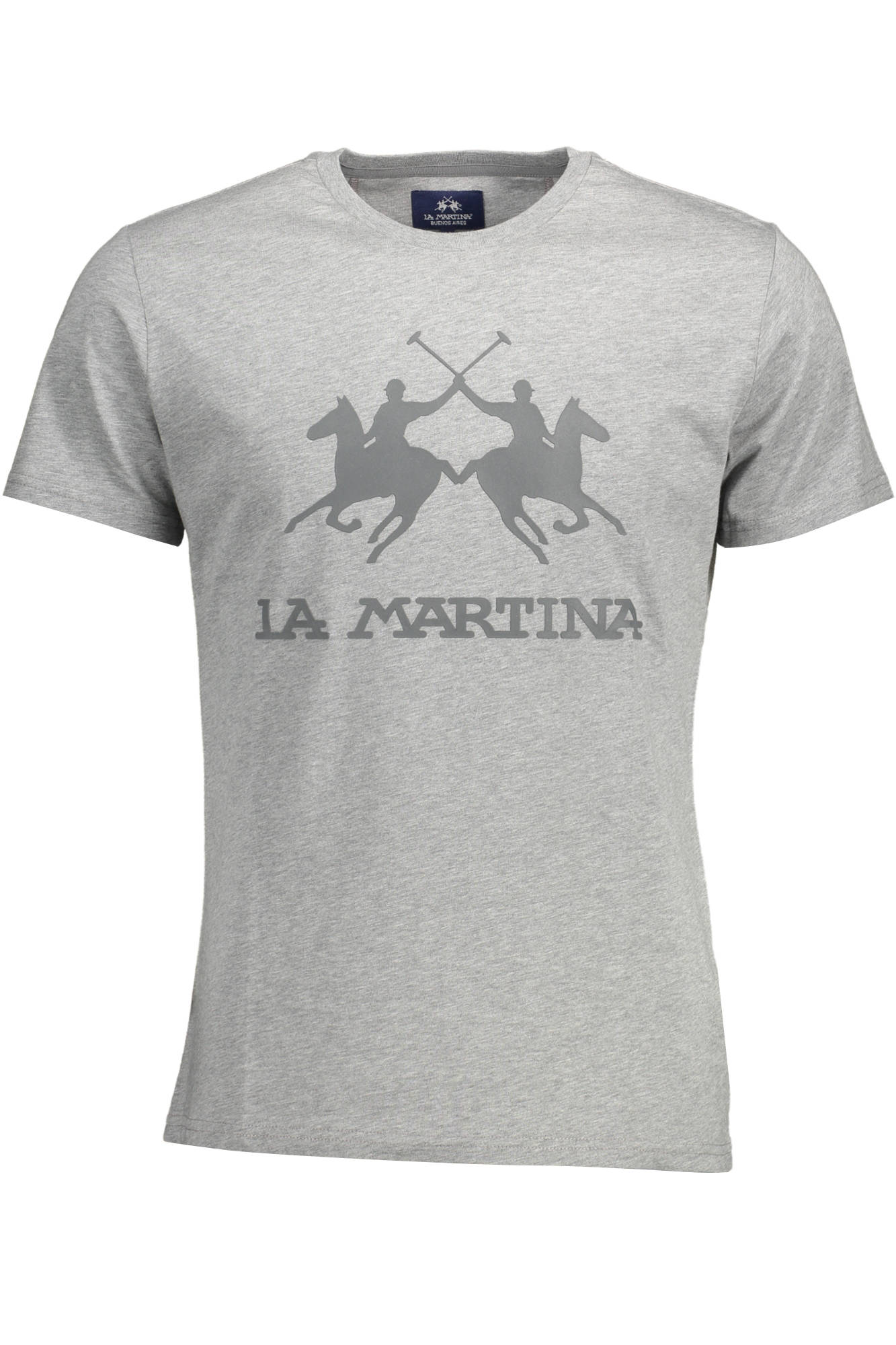 LA MARTINA SHORT SLEEVE T-SHIRT MEN GREY LA MARTINA SHORT SLEEVE T-SHIRT MEN GREY