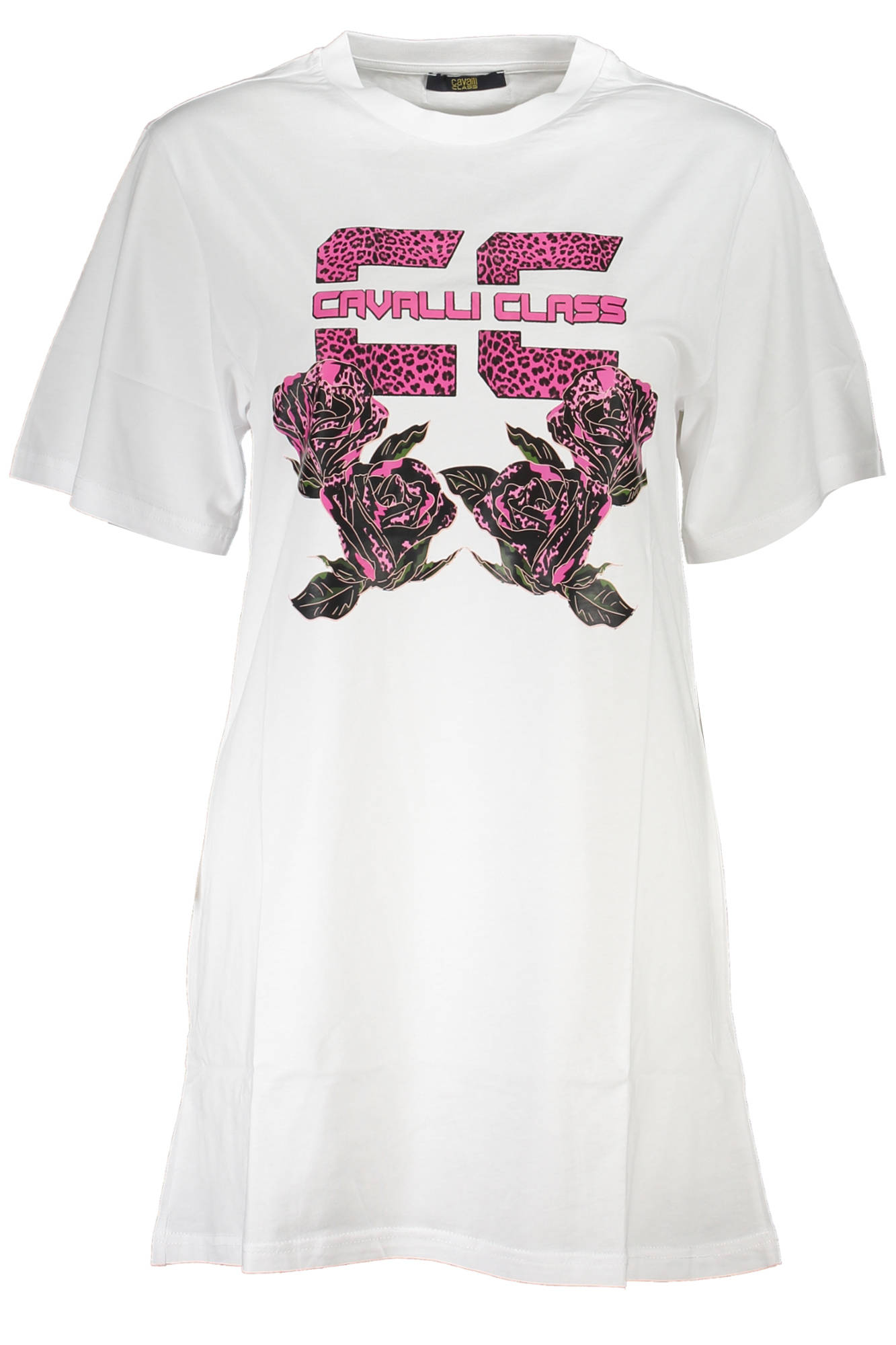 CAVALLI CLASS SHORT DRESS WOMEN WHITE