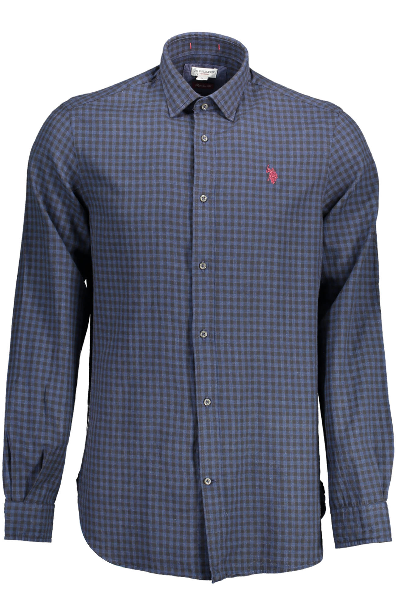 US POLO SHIRT LONG SLEEVE MEN BLUE US POLO SHIRT LONG SLEEVE MEN BLUE