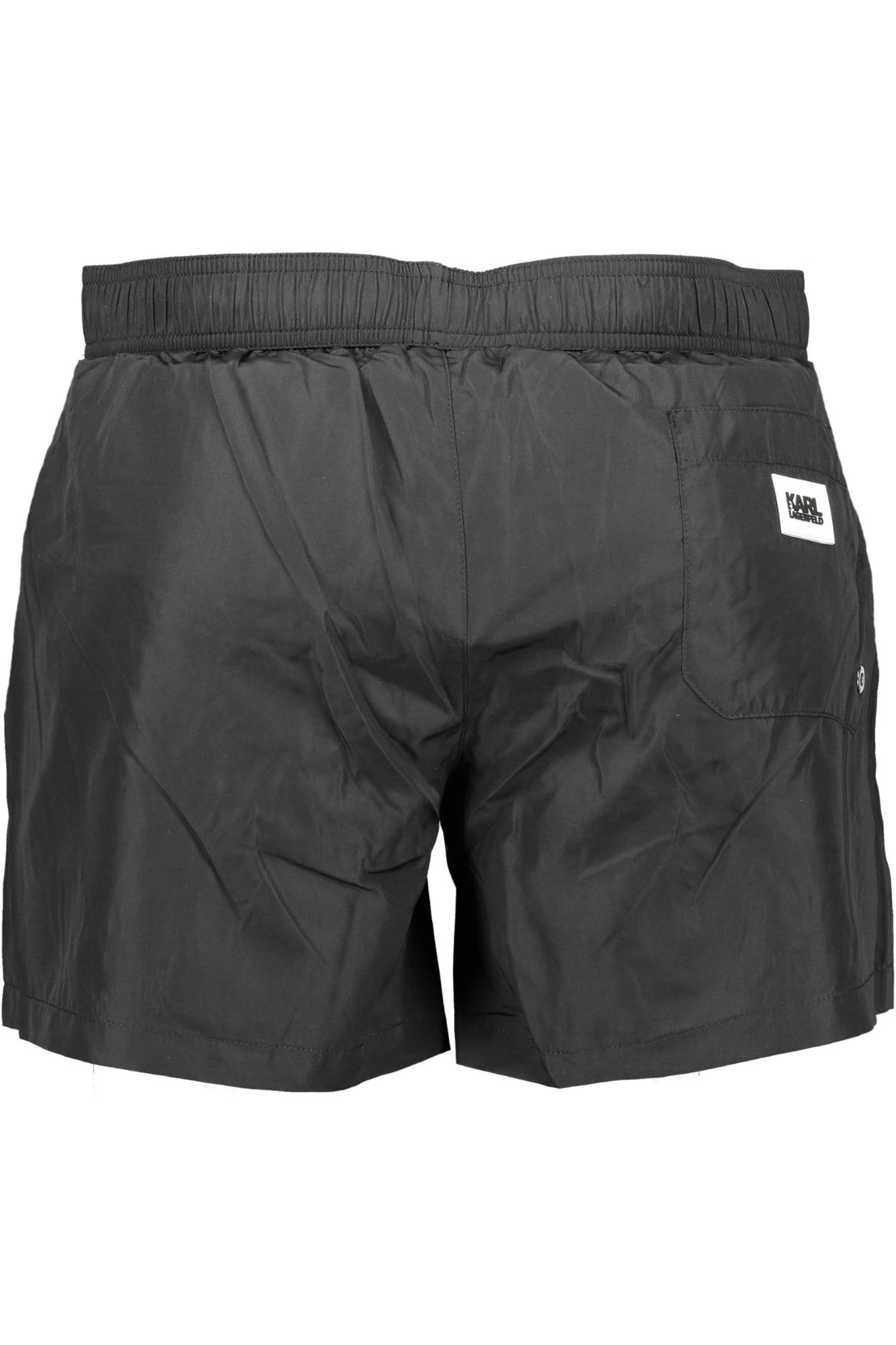KARL LAGERFELD BEACHWEAR SWIMSUIT BLACK MEN BOTTOM