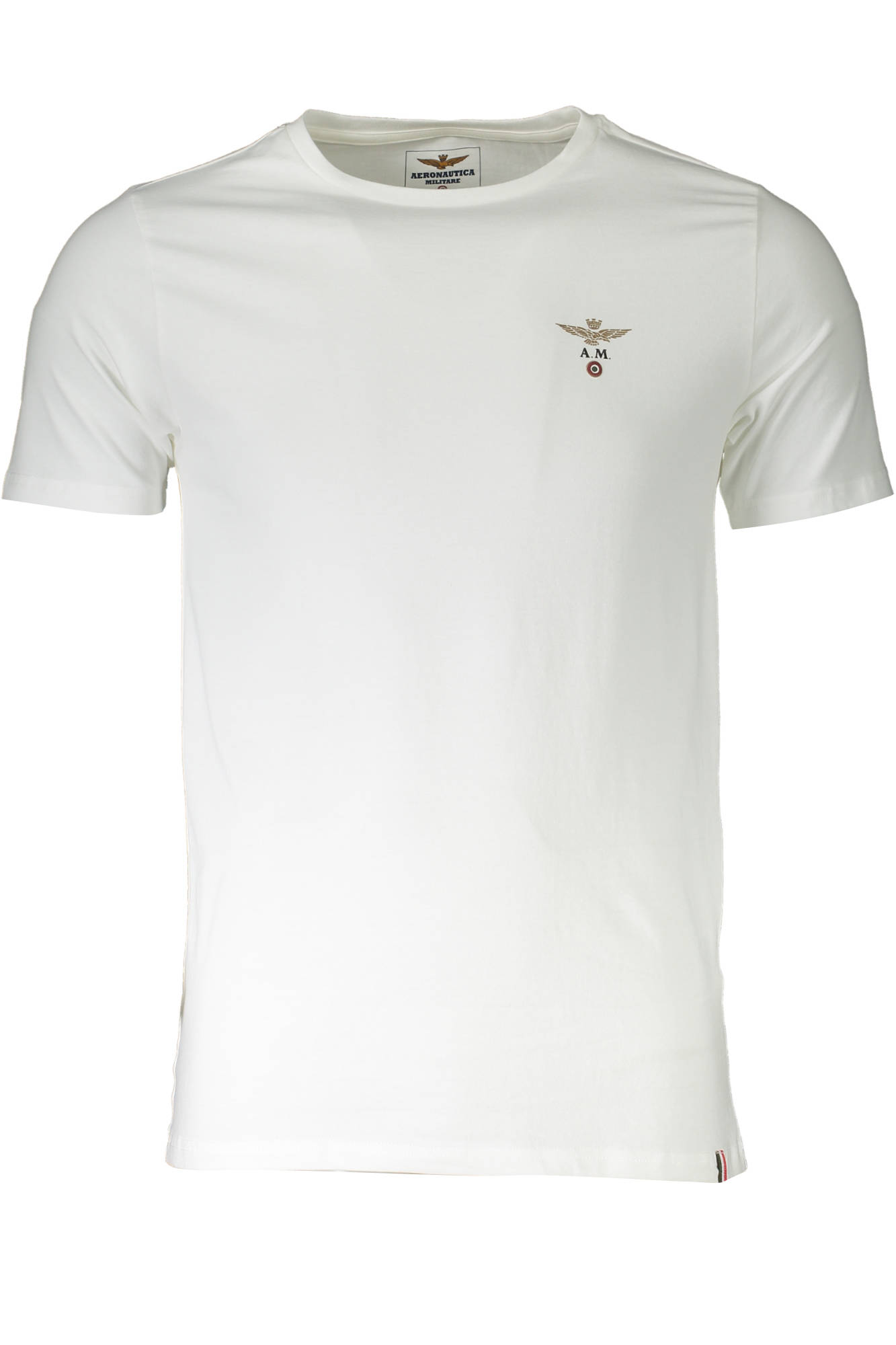 AERONAUTICA MILITARE MEN OUTDOOR T-SHIRT WHITE AERONAUTICA MILITARE MEN OUTDOOR T-SHIRT WHITE