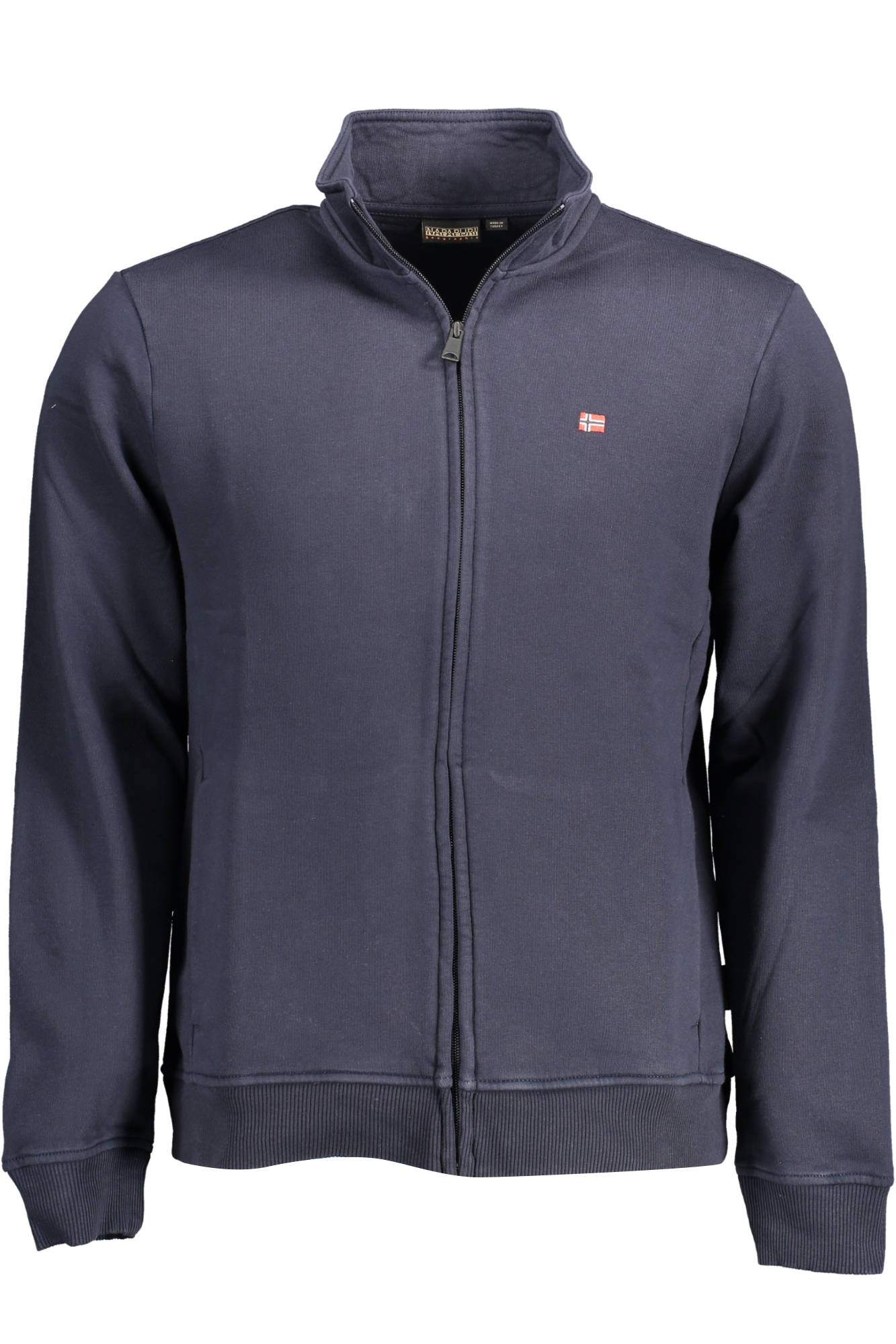 NAPAPIJRI MEN ZIP-UP SWEATSHIRT BLUE
