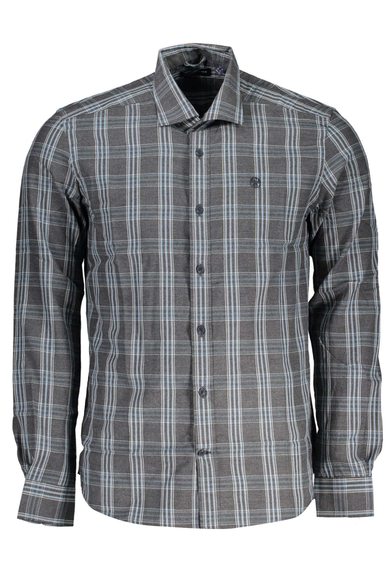 NORTH SAILS MEN LONG SLEEVE SHIRT GREY NORTH SAILS MEN LONG SLEEVE SHIRT GREY
