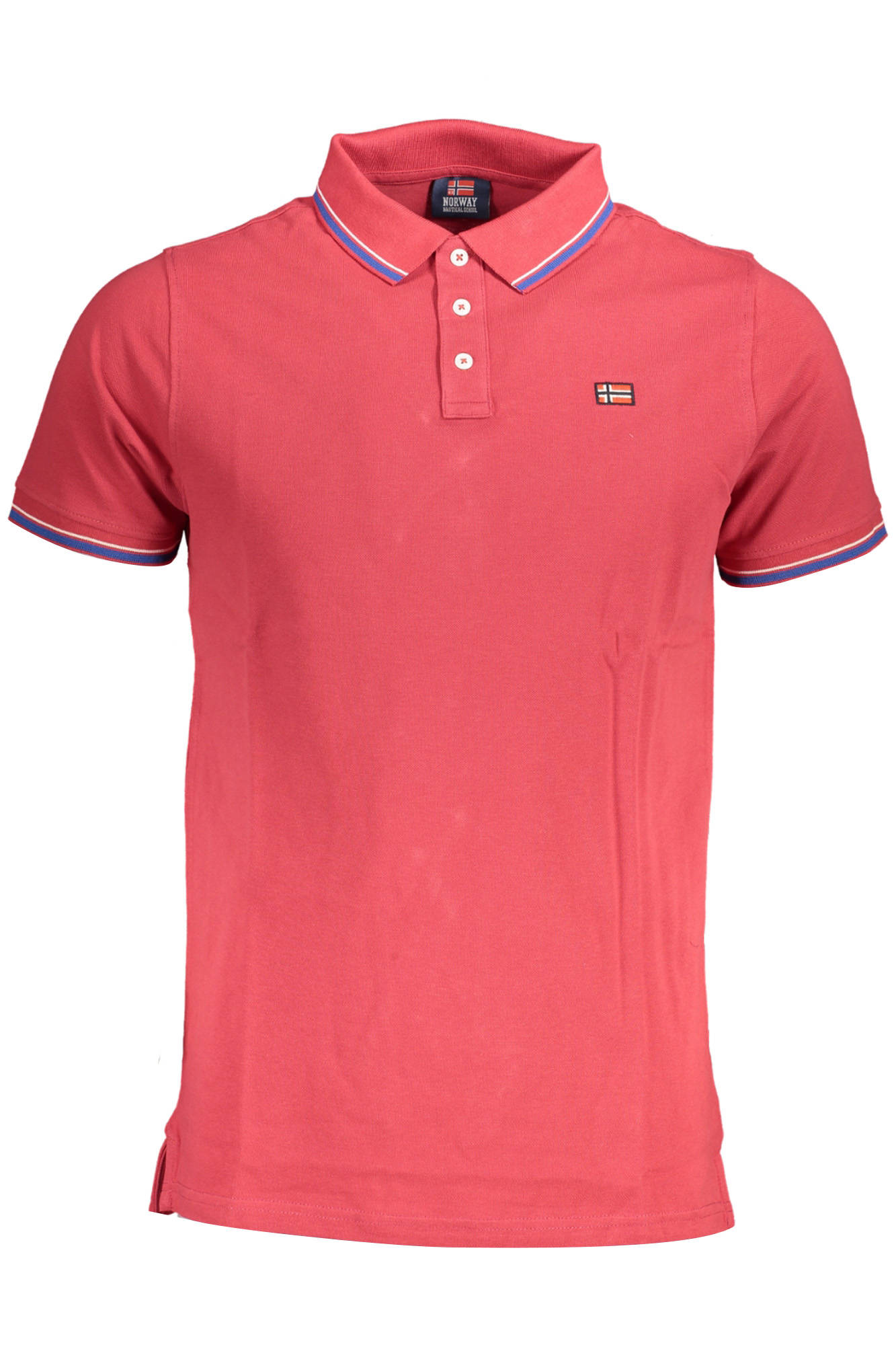 NORWAY 1963 MEN SHORT SLEEVE POLO SHIRT RED NORWAY 1963 MEN SHORT SLEEVE POLO SHIRT RED
