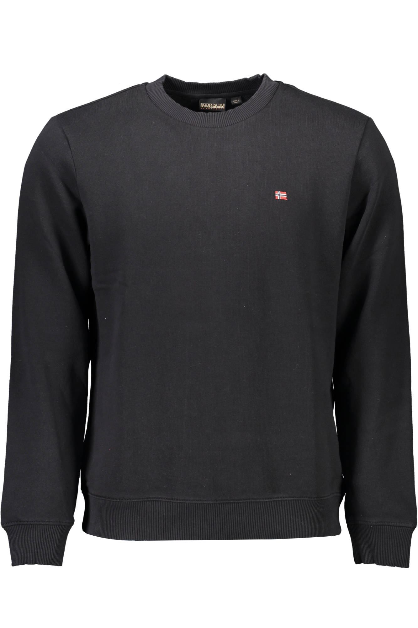 NAPAPIJRI SWEATSHIRT WITHOUT ZIP MEN BLACK NAPAPIJRI SWEATSHIRT WITHOUT ZIP MEN BLACK