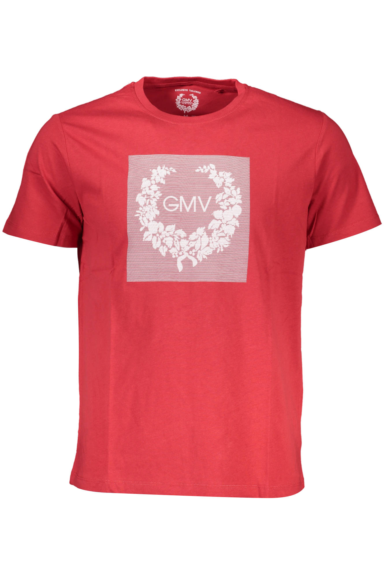 GIAN MARCO VENTURI MEN SHORT SLEEVE T-SHIRT RED GIAN MARCO VENTURI MEN SHORT SLEEVE T-SHIRT RED