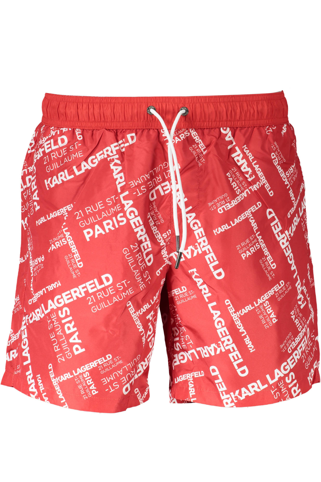 KARL LAGERFELD BEACHWEAR SWIMSUIT MEN BOTTOM RED