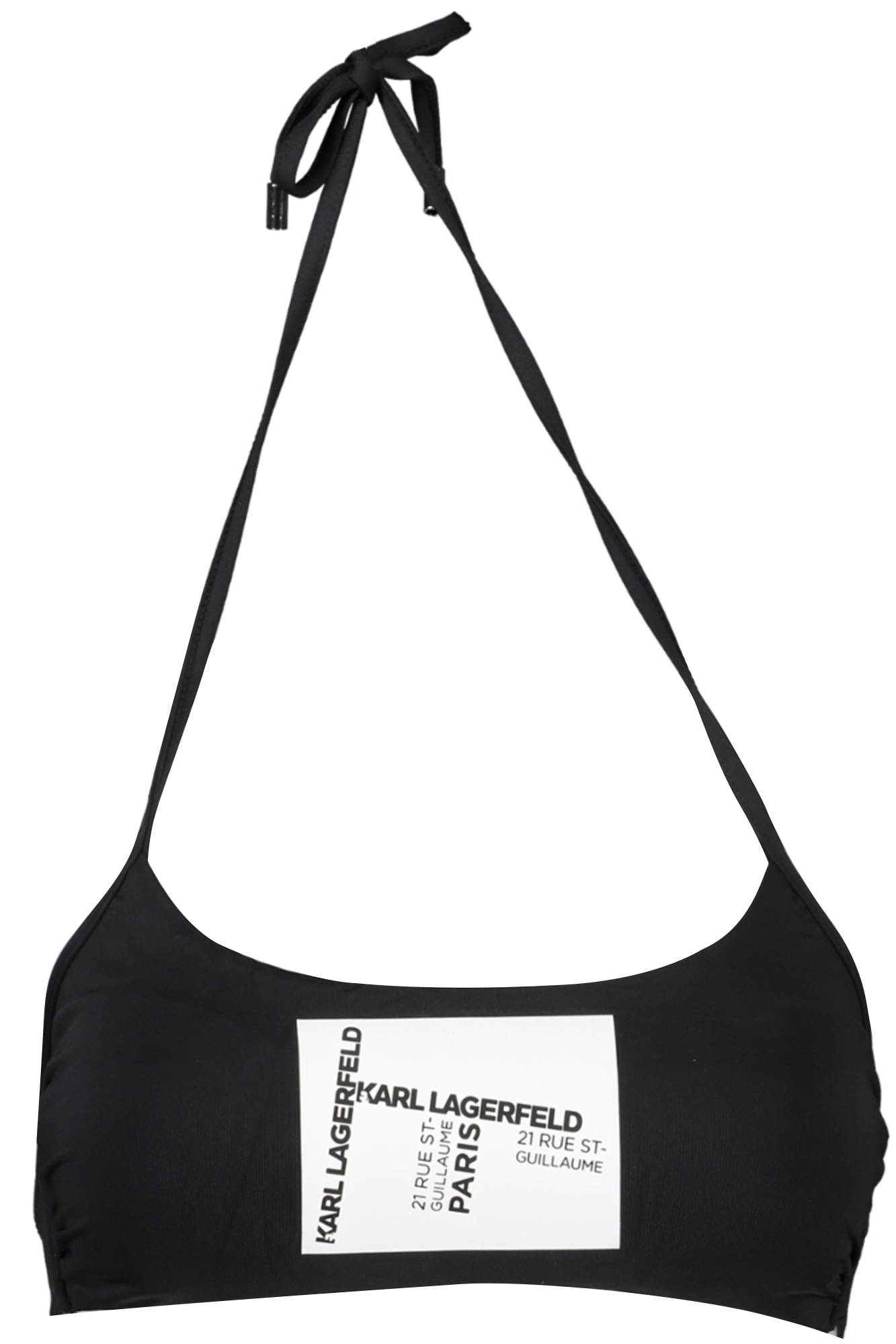KARL LAGERFELD BEACHWEAR SWIMSUIT TOP WOMEN BLACK KARL LAGERFELD BEACHWEAR SWIMSUIT TOP WOMEN BLACK