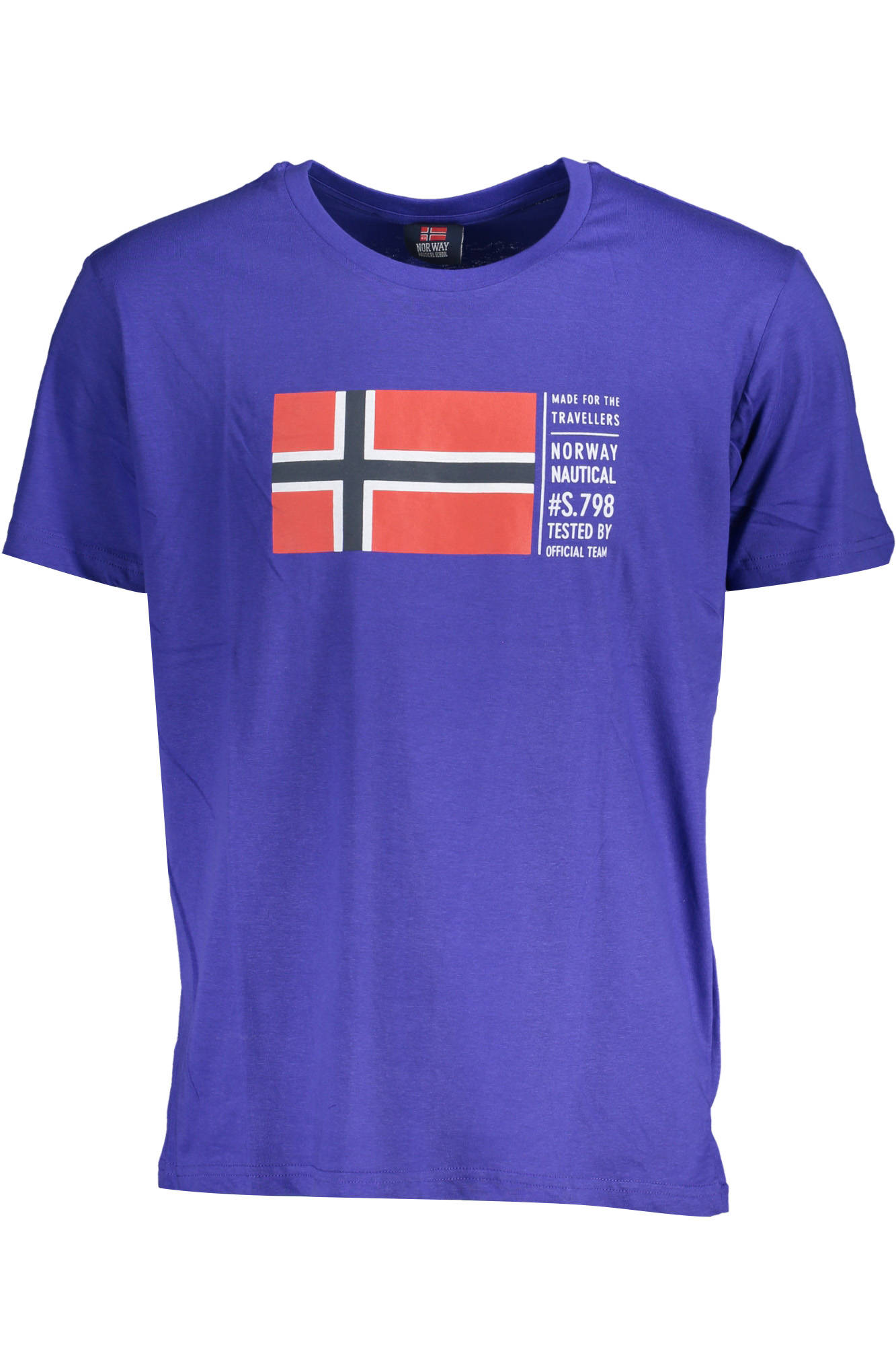 NORWAY 1963 MEN SHORT SLEEVE T-SHIRT BLUE NORWAY 1963 MEN SHORT SLEEVE T-SHIRT BLUE