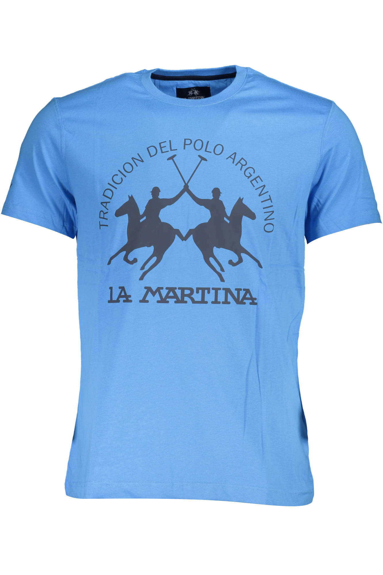 LA MARTINA MEN SHORT SLEEVE T-SHIRT BLUE LA MARTINA MEN SHORT SLEEVE T-SHIRT BLUE