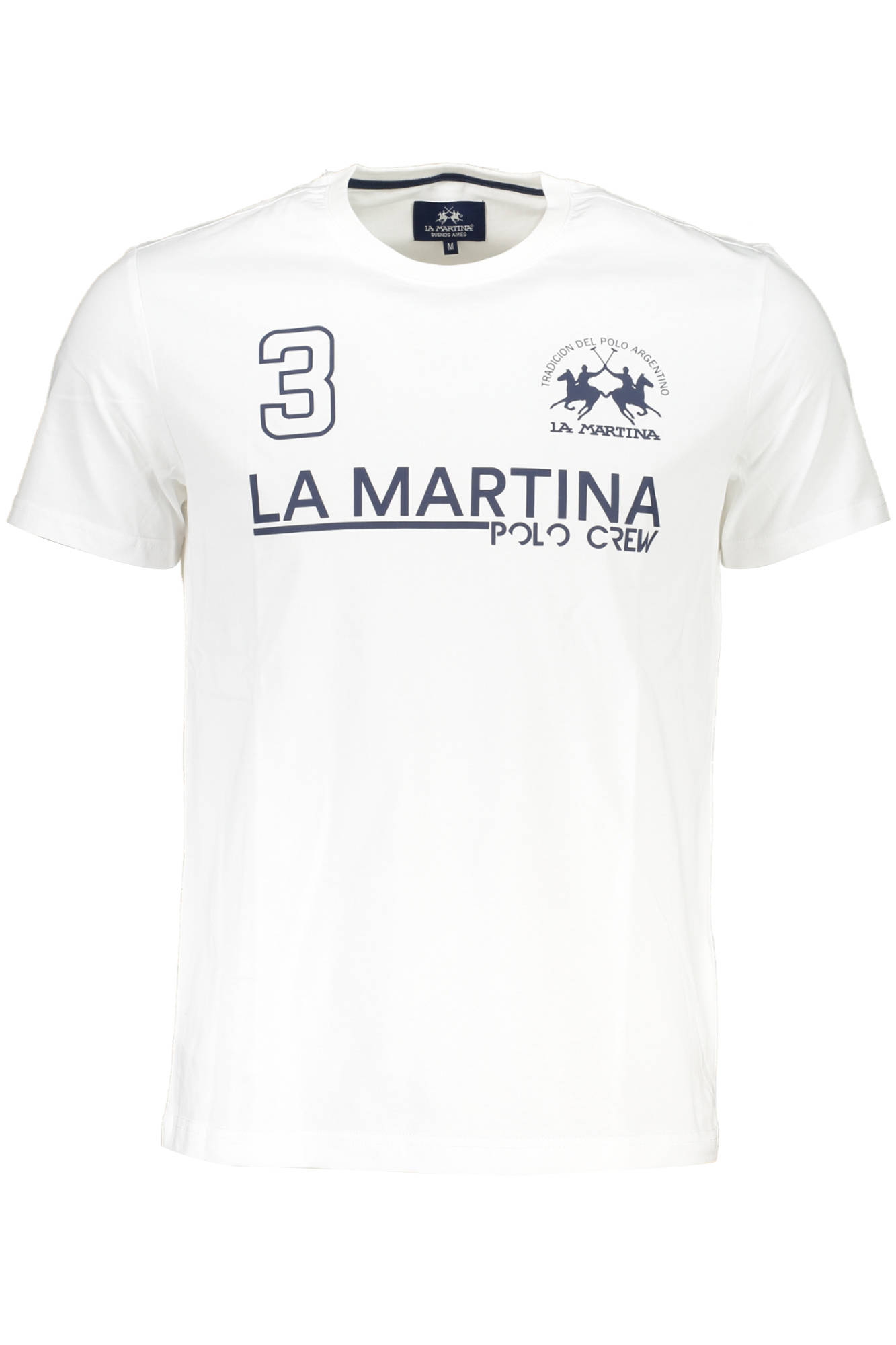 LA MARTINA MEN SHORT SLEEVE T-SHIRT WHITE LA MARTINA MEN SHORT SLEEVE T-SHIRT WHITE