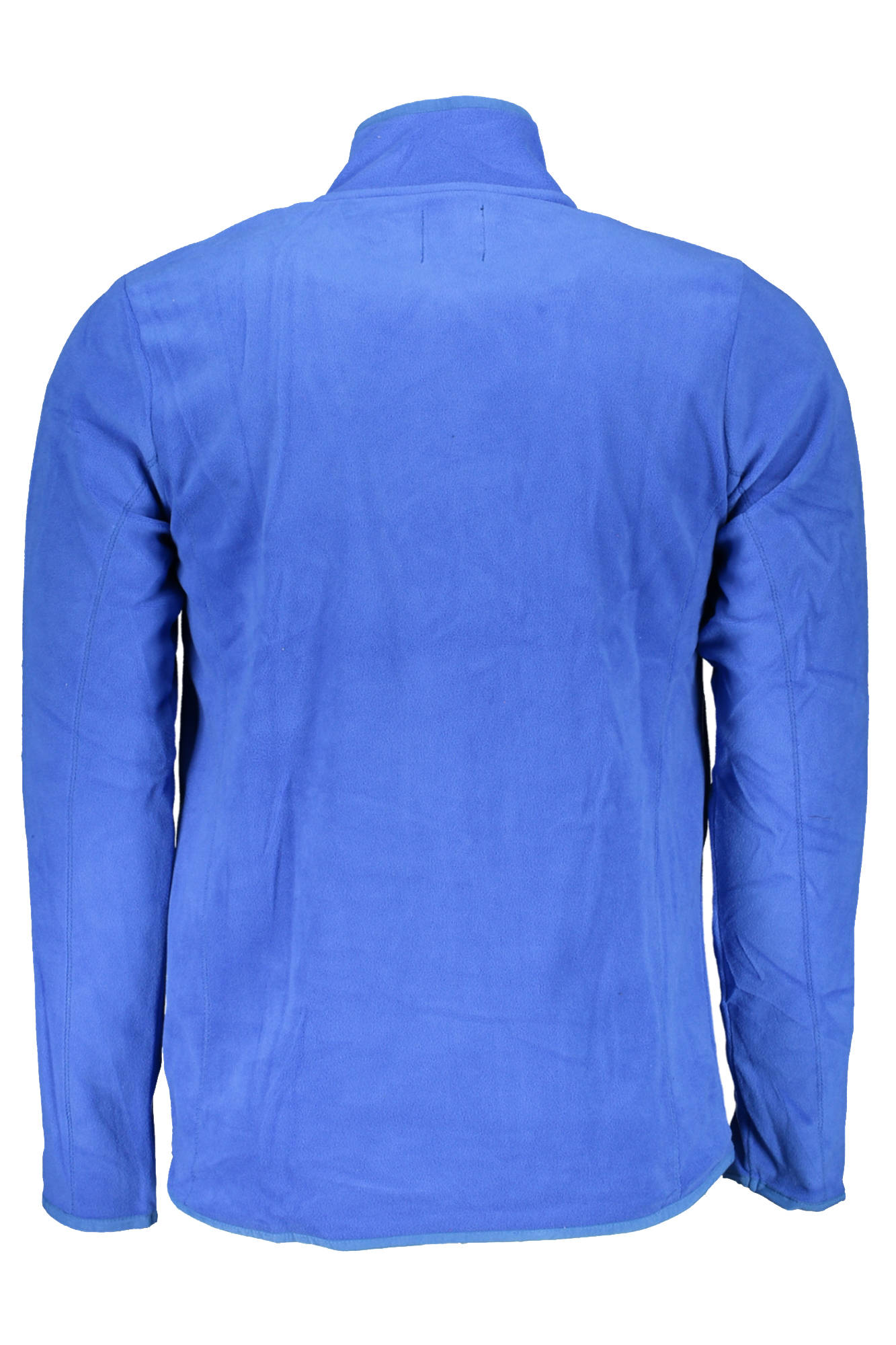 GIAN MARCO VENTURI MEN BLUE ZIP-UP SWEATSHIRT