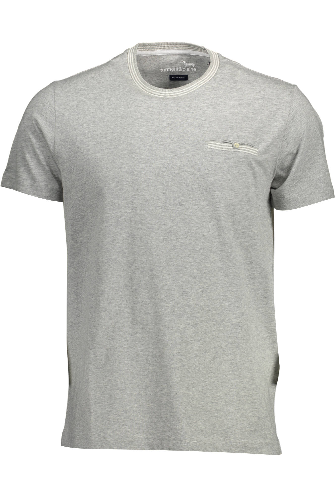HARMONT & BLAINE MEN SHORT SLEEVE T-SHIRT GREY HARMONT & BLAINE MEN SHORT SLEEVE T-SHIRT GREY