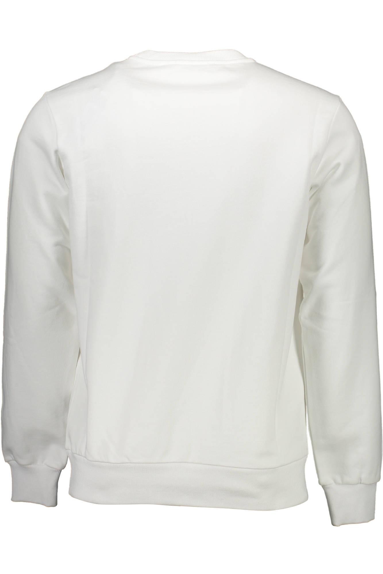 DIESEL MEN WHITE ZIP-UP SWEATSHIRT