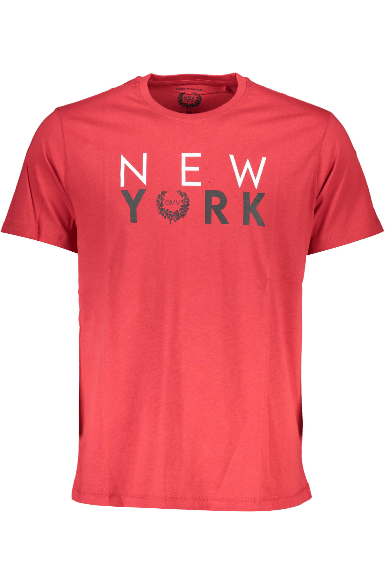 GIAN MARCO VENTURI MEN SHORT SLEEVE T-SHIRT RED GIAN MARCO VENTURI MEN SHORT SLEEVE T-SHIRT RED