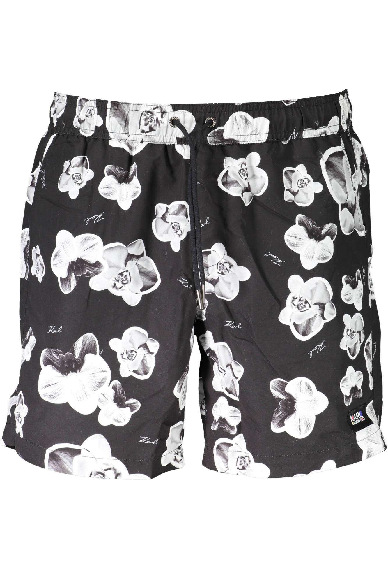 KARL LAGERFELD BEACHWEAR SWIMSUIT BLACK MEN BOTTOM KARL LAGERFELD BEACHWEAR SWIMSUIT BLACK MEN BOTTOM