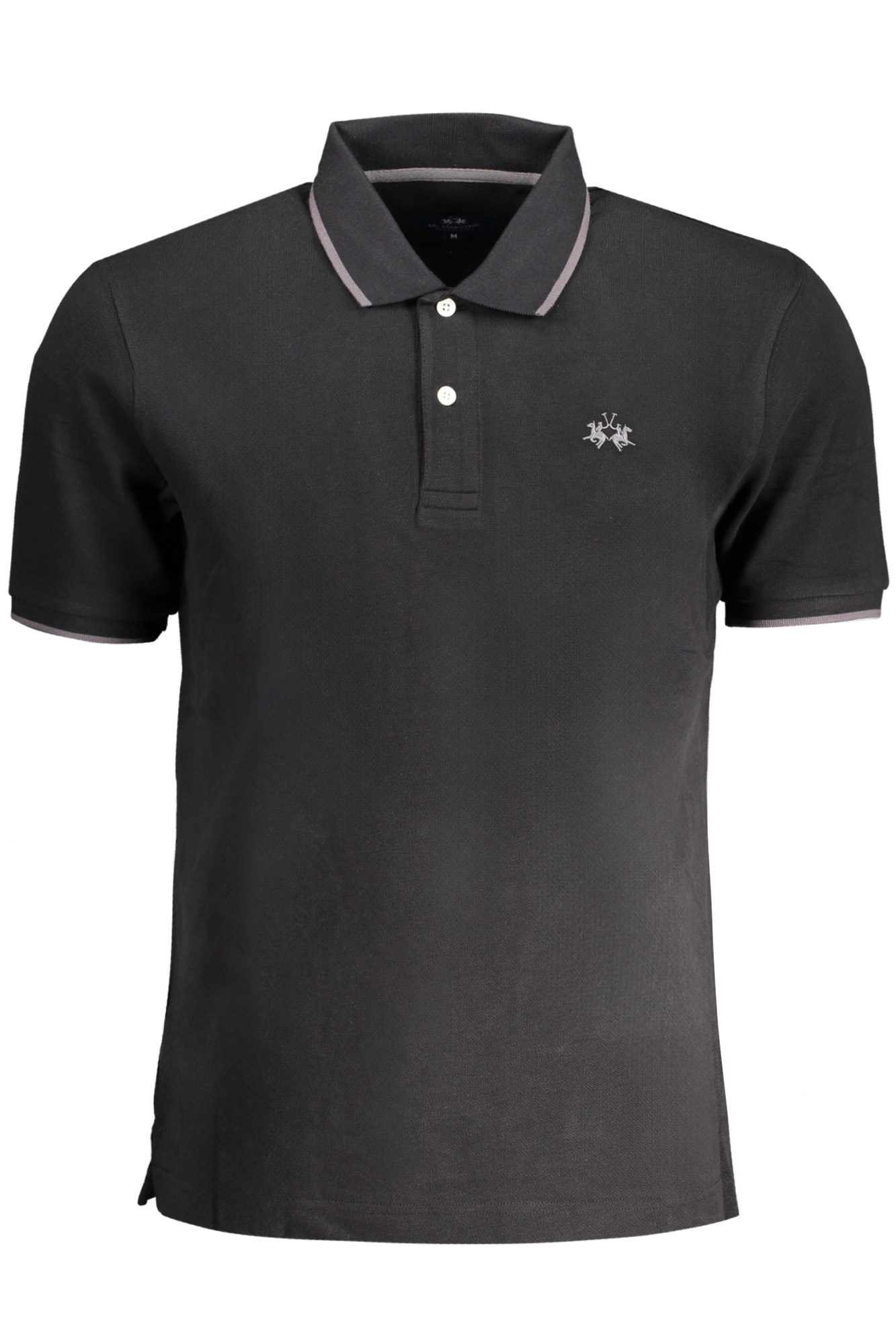 LA MARTINA MEN SHORT SLEEVE POLO BLACK LA MARTINA MEN SHORT SLEEVE POLO BLACK