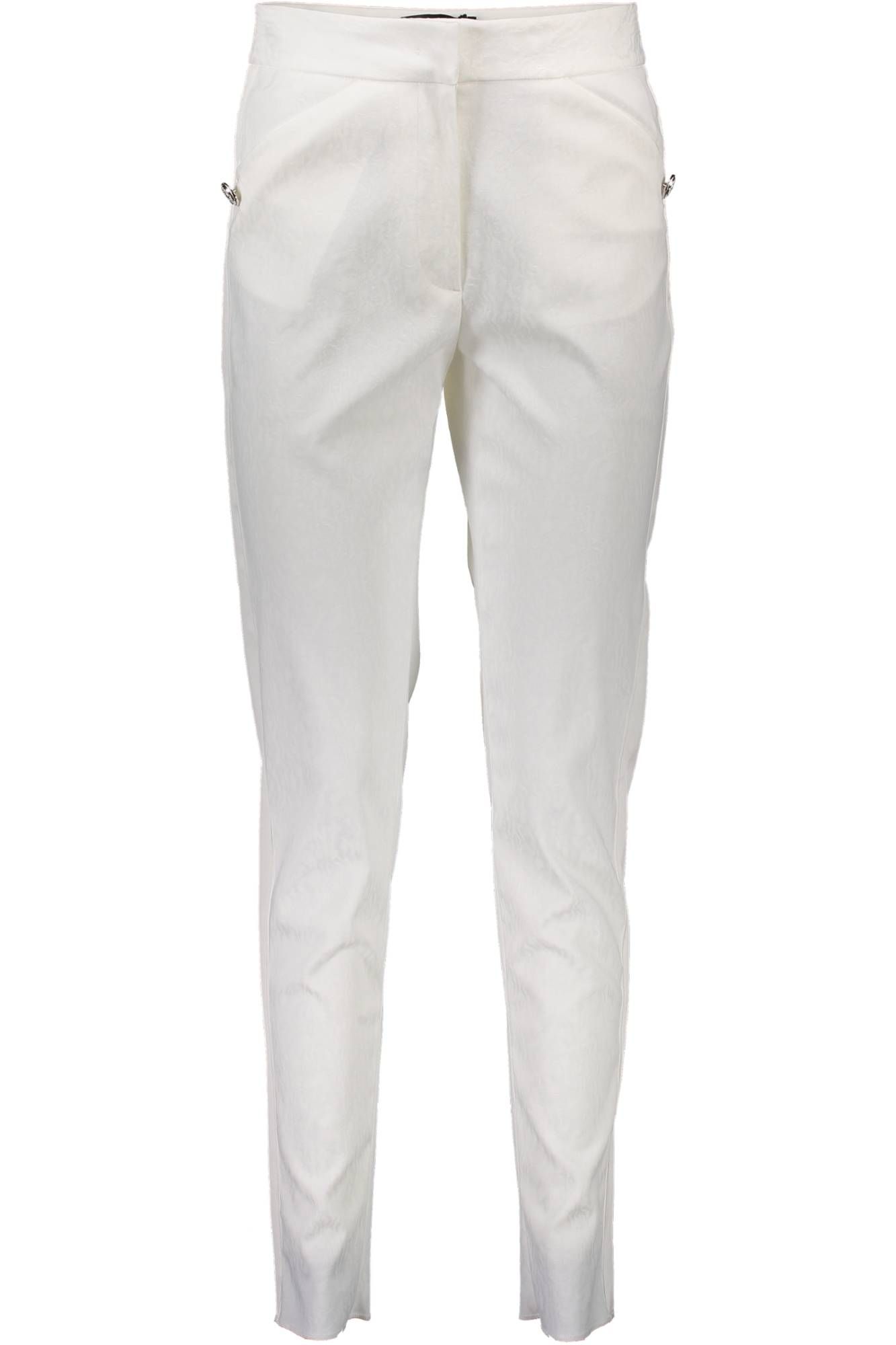 JUST CAVALLI WOMEN WHITE TROUSERS