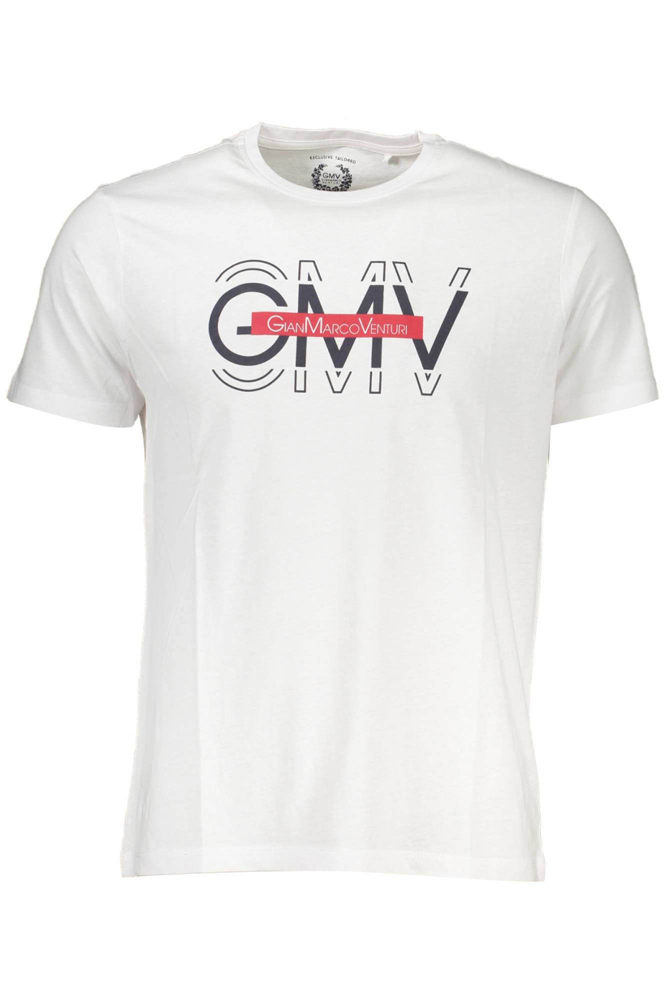 GIAN MARCO VENTURI MEN SHORT SLEEVE T-SHIRT WHITE GIAN MARCO VENTURI MEN SHORT SLEEVE T-SHIRT WHITE