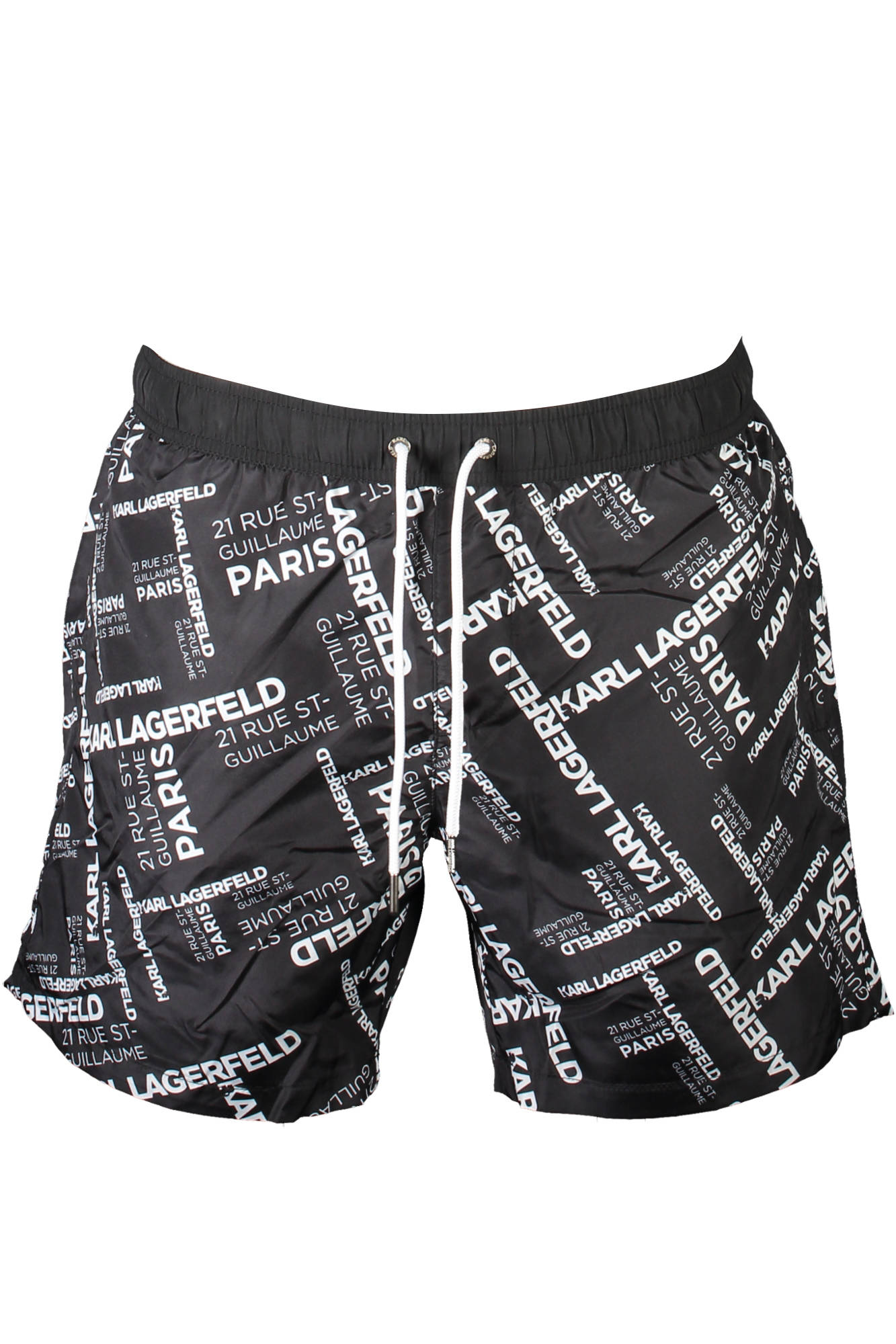 KARL LAGERFELD BEACHWEAR SWIMSUIT BLACK MEN BOTTOM KARL LAGERFELD BEACHWEAR SWIMSUIT BLACK MEN BOTTOM