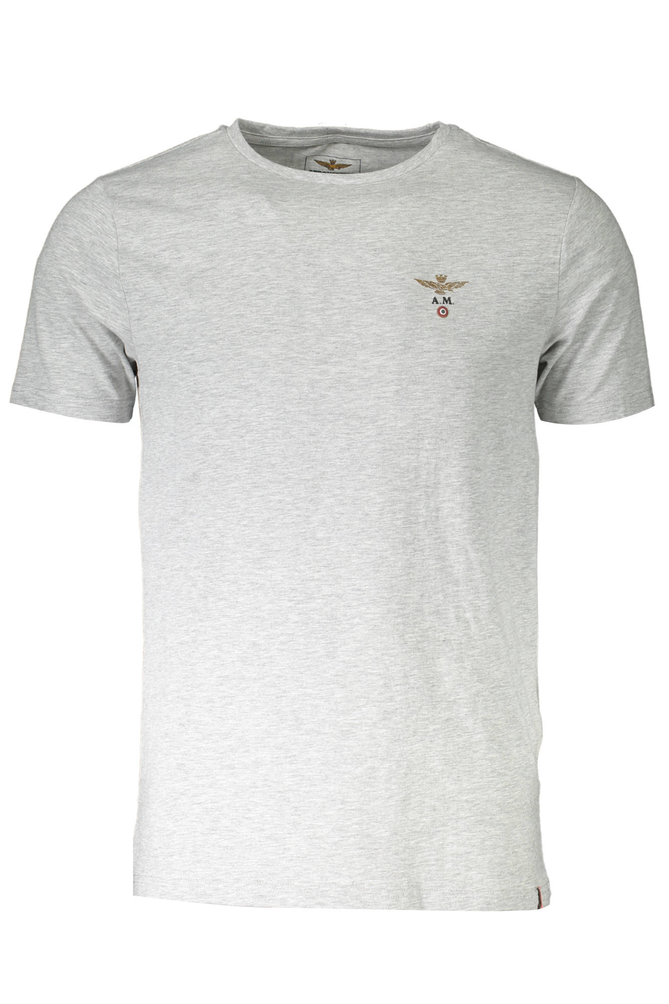 AERONAUTICA MILITARE MEN OUTDOOR T-SHIRT GREY AERONAUTICA MILITARE MEN OUTDOOR T-SHIRT GREY