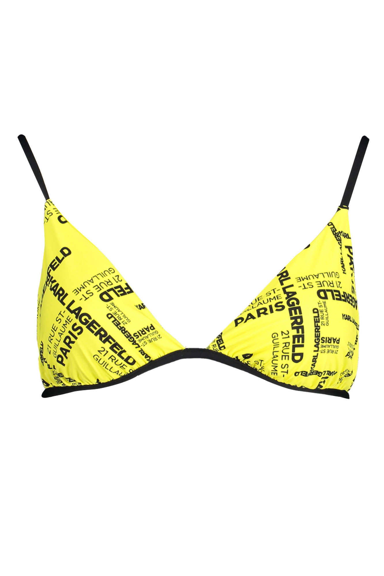 KARL LAGERFELD BEACHWEAR SWIMSUIT TOP WOMEN YELLOW KARL LAGERFELD BEACHWEAR SWIMSUIT TOP WOMEN YELLOW