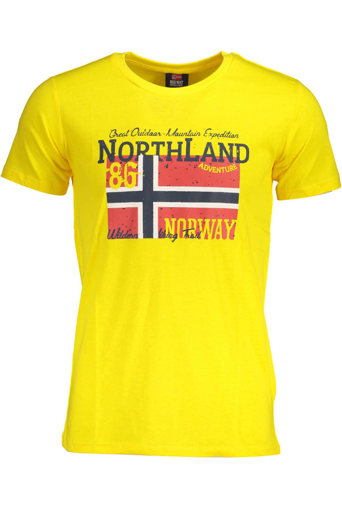 NORWAY 1963 YELLOW MEN SHORT SLEEVE T-SHIRT NORWAY 1963 YELLOW MEN SHORT SLEEVE T-SHIRT
