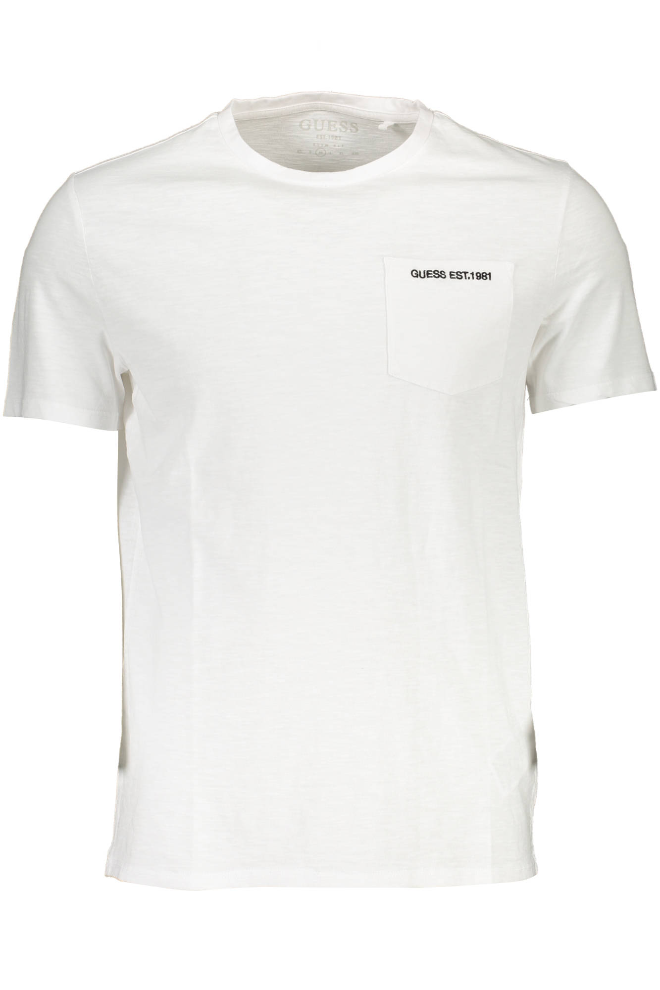 GUESS JEANS SHORT SLEEVE T-SHIRT MEN WHITE GUESS JEANS SHORT SLEEVE T-SHIRT MEN WHITE