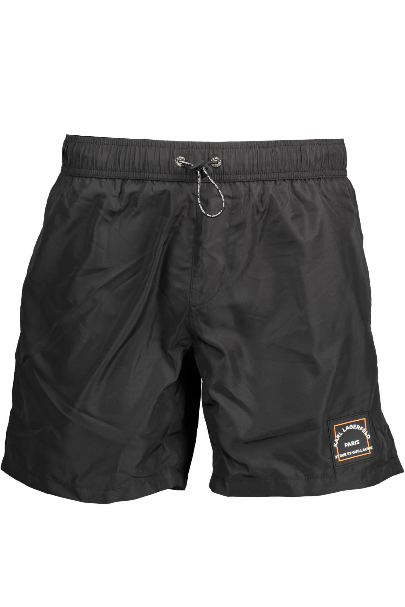 KARL LAGERFELD BEACHWEAR SWIMSUIT BLACK MEN BOTTOM