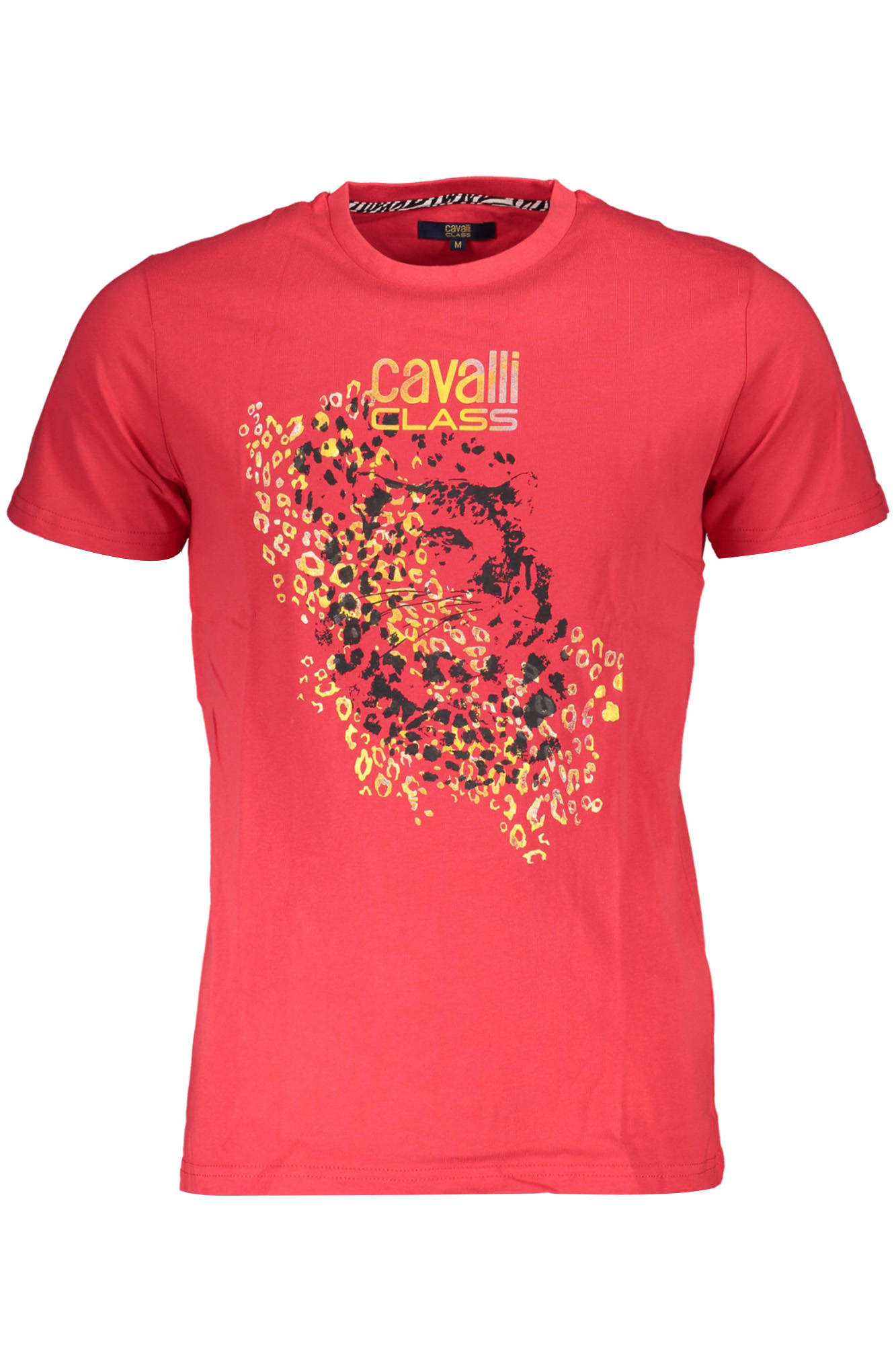 CAVALLI CLASS SHORT SLEEVE T-SHIRT MEN RED CAVALLI CLASS SHORT SLEEVE T-SHIRT MEN RED