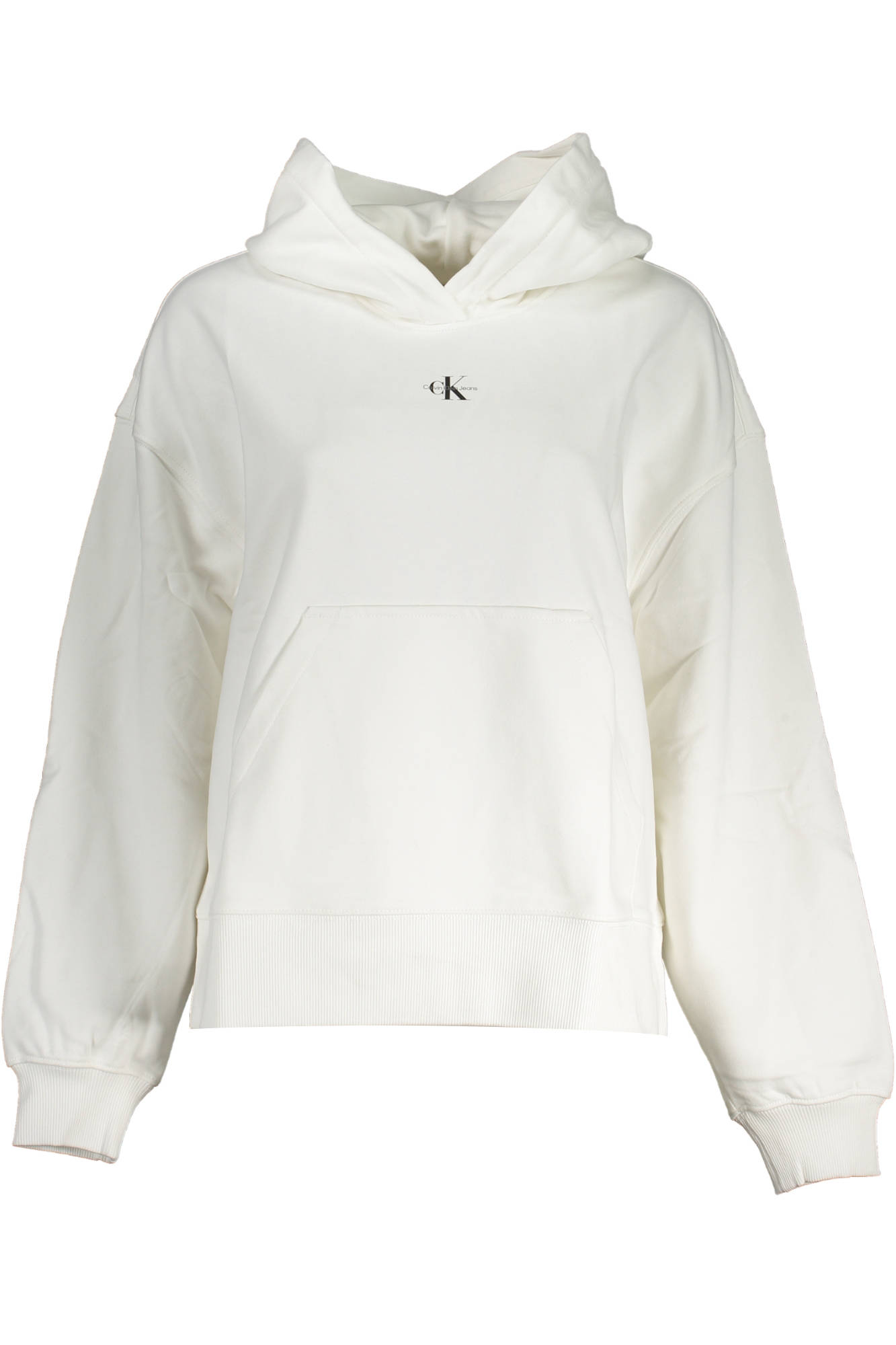 CALVIN KLEIN SWEATSHIRT WITHOUT ZIP WOMEN WHITE CALVIN KLEIN SWEATSHIRT WITHOUT ZIP WOMEN WHITE