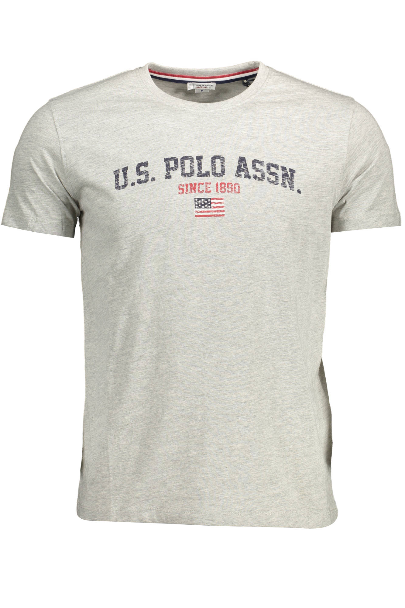 US POLO T-SHIRT SHORT SLEEVES MEN GREY US POLO T-SHIRT SHORT SLEEVES MEN GREY